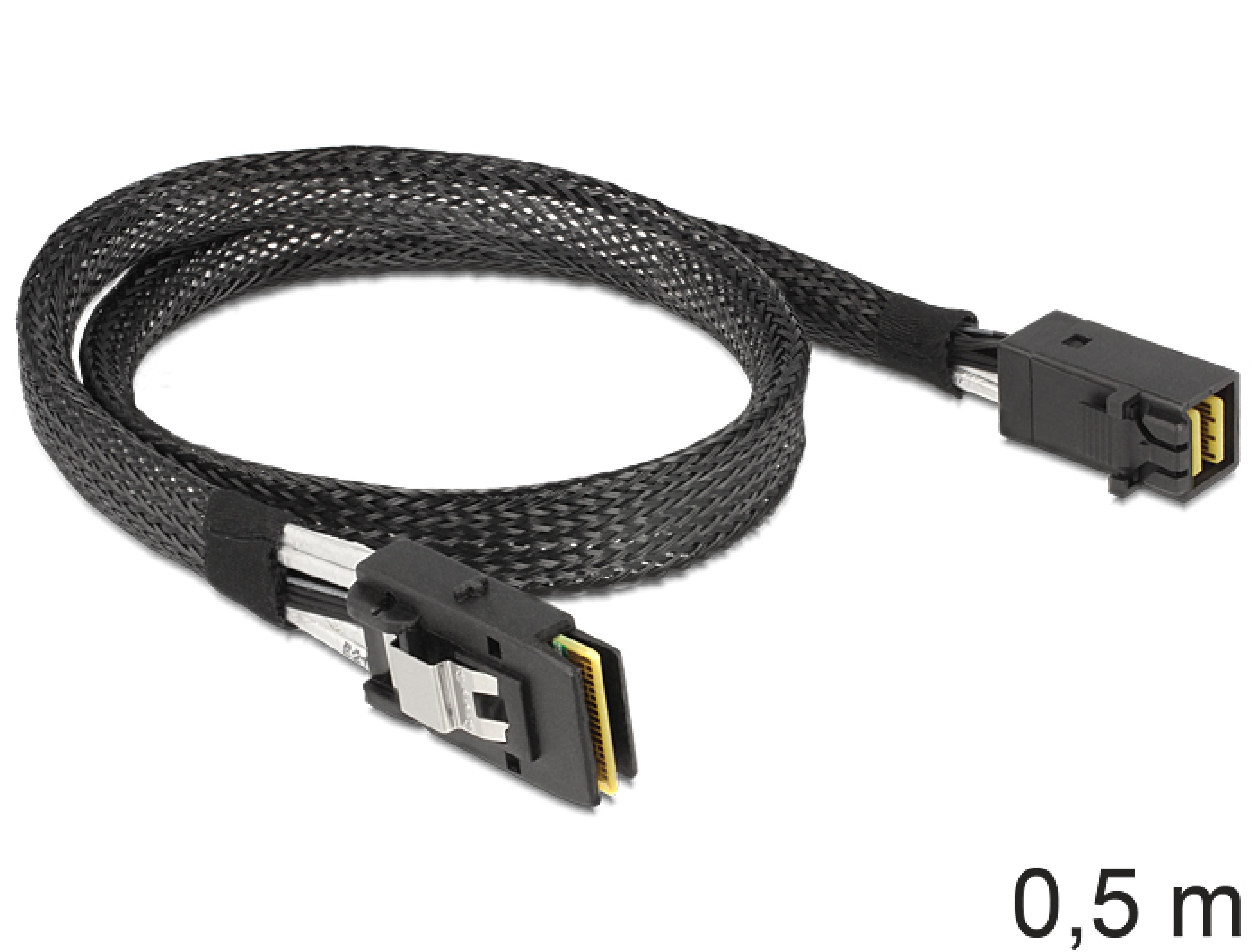 DELOCK SAS Kabel Mini SAS HD -> Mini SAS 36Pin St/St 0.50