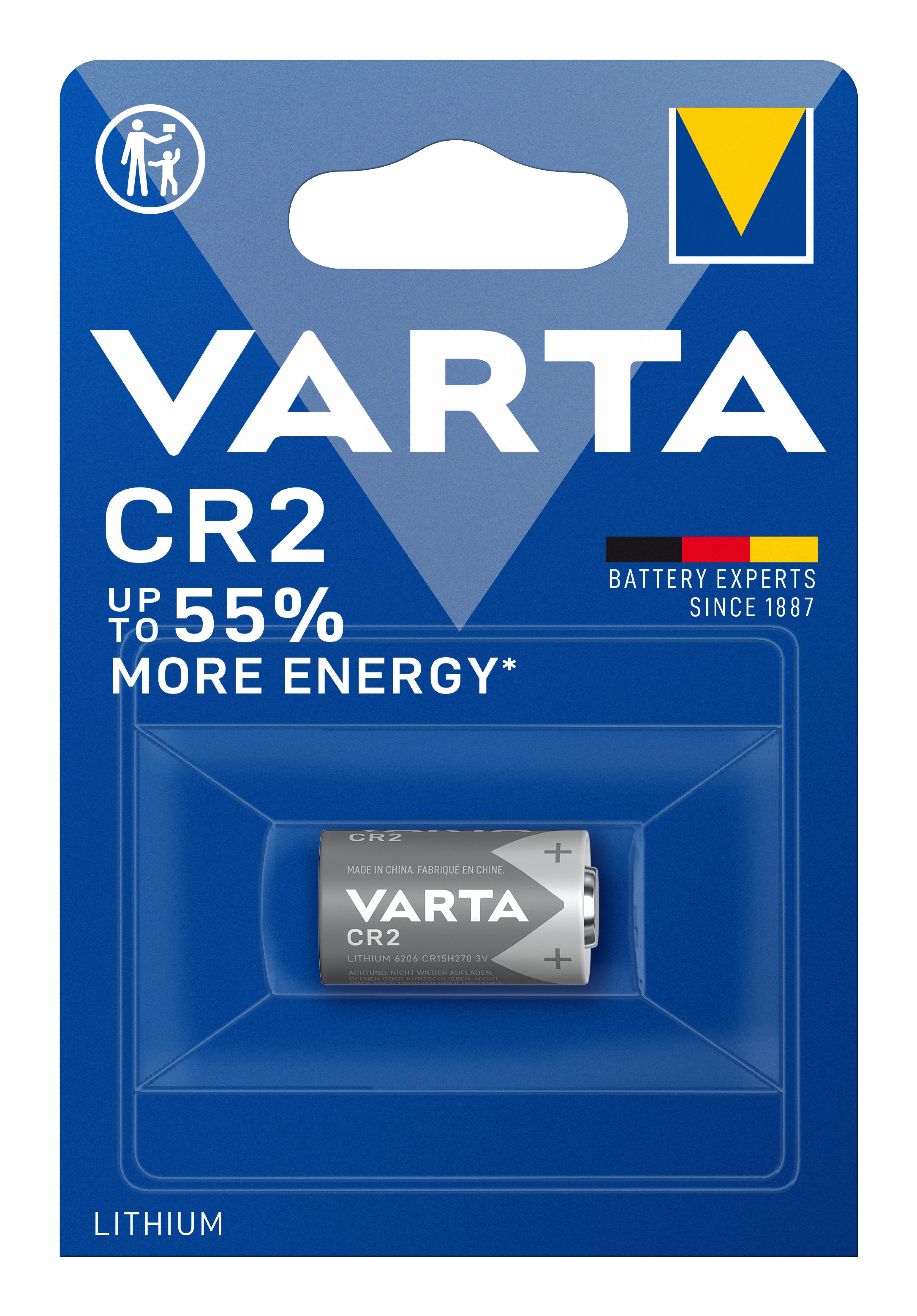 Varta Batterie Photo Lithium CR2 CR15H270 1St.