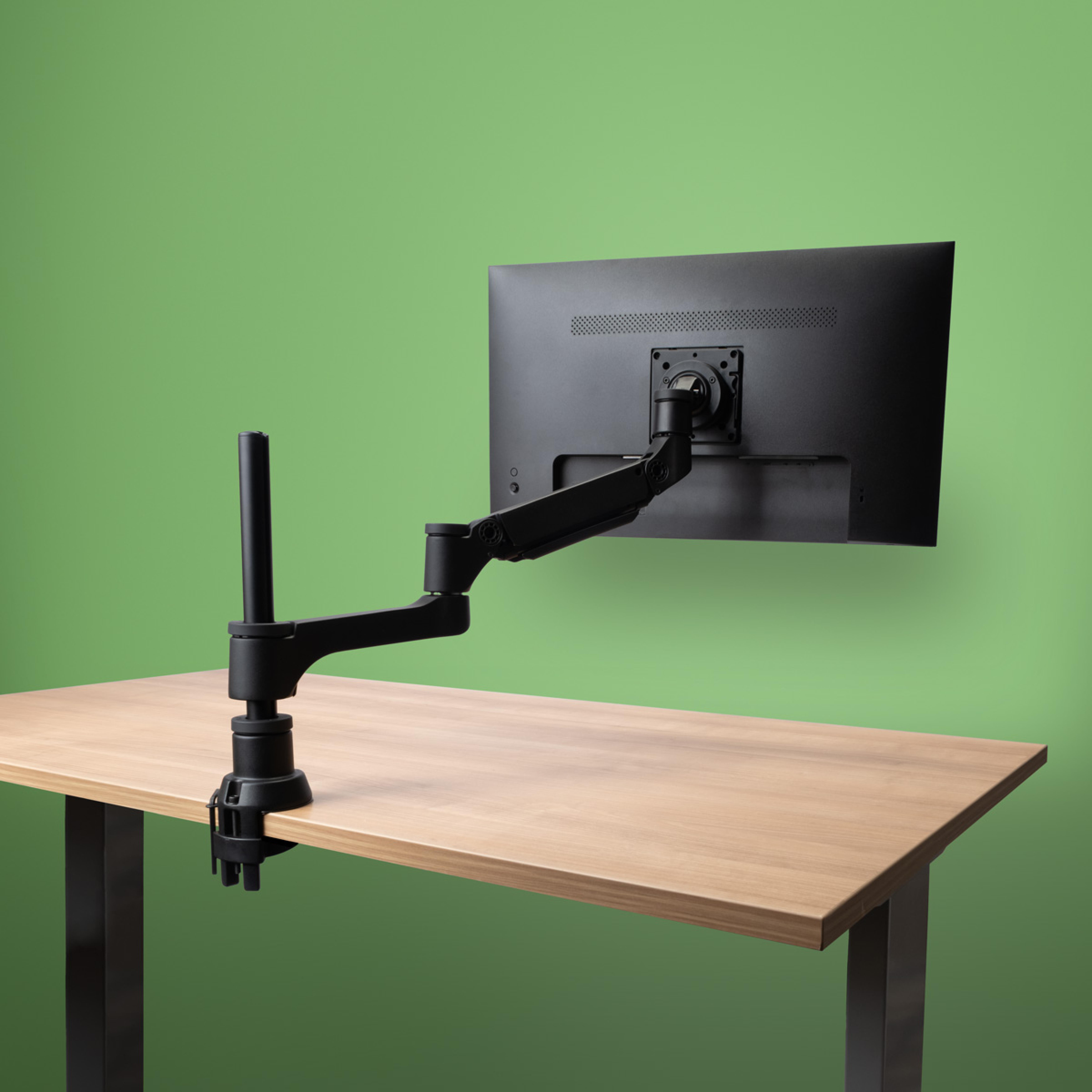 R-Go Monitorarm 0"-40" 1TFT Max.9KG Caparo 4 Gasfeder sil