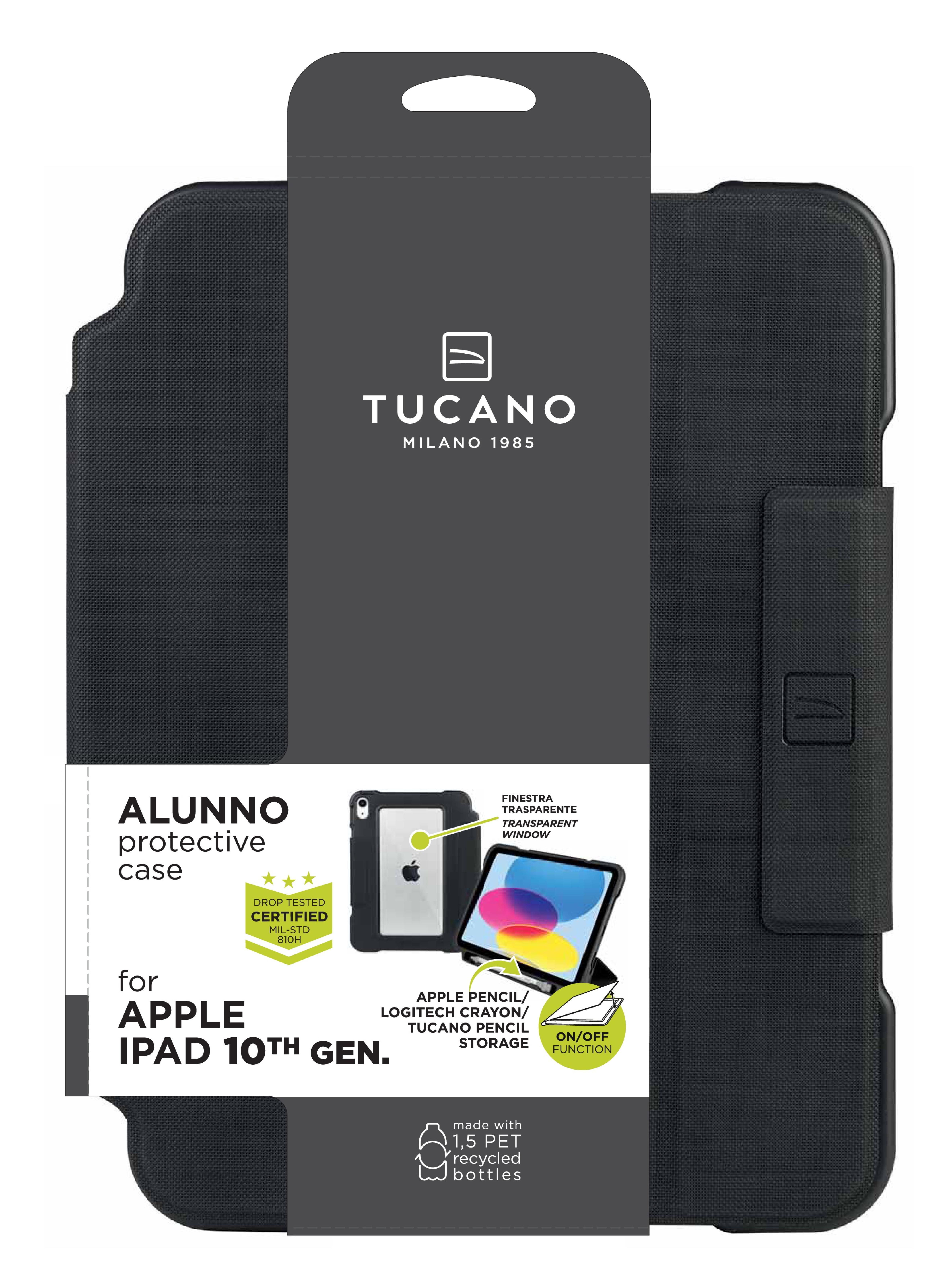 TUCANO ALUNNO Tablethülle Apple iPad 11 11.Gen (A16) / 10.9 10. Gen schwarz