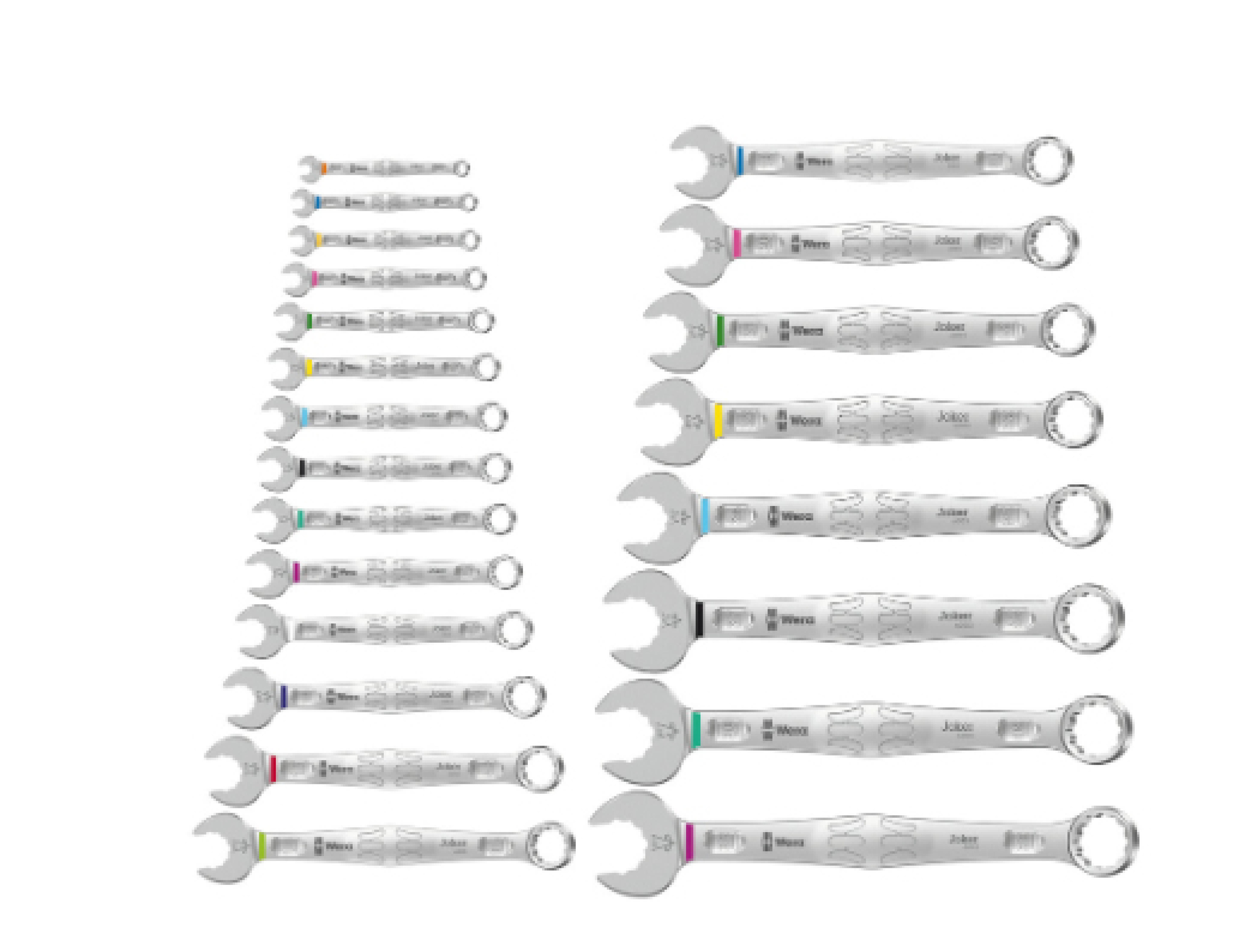 Wera 6003 Joker 22 Set 1 Ringmaulschluessel-Satz