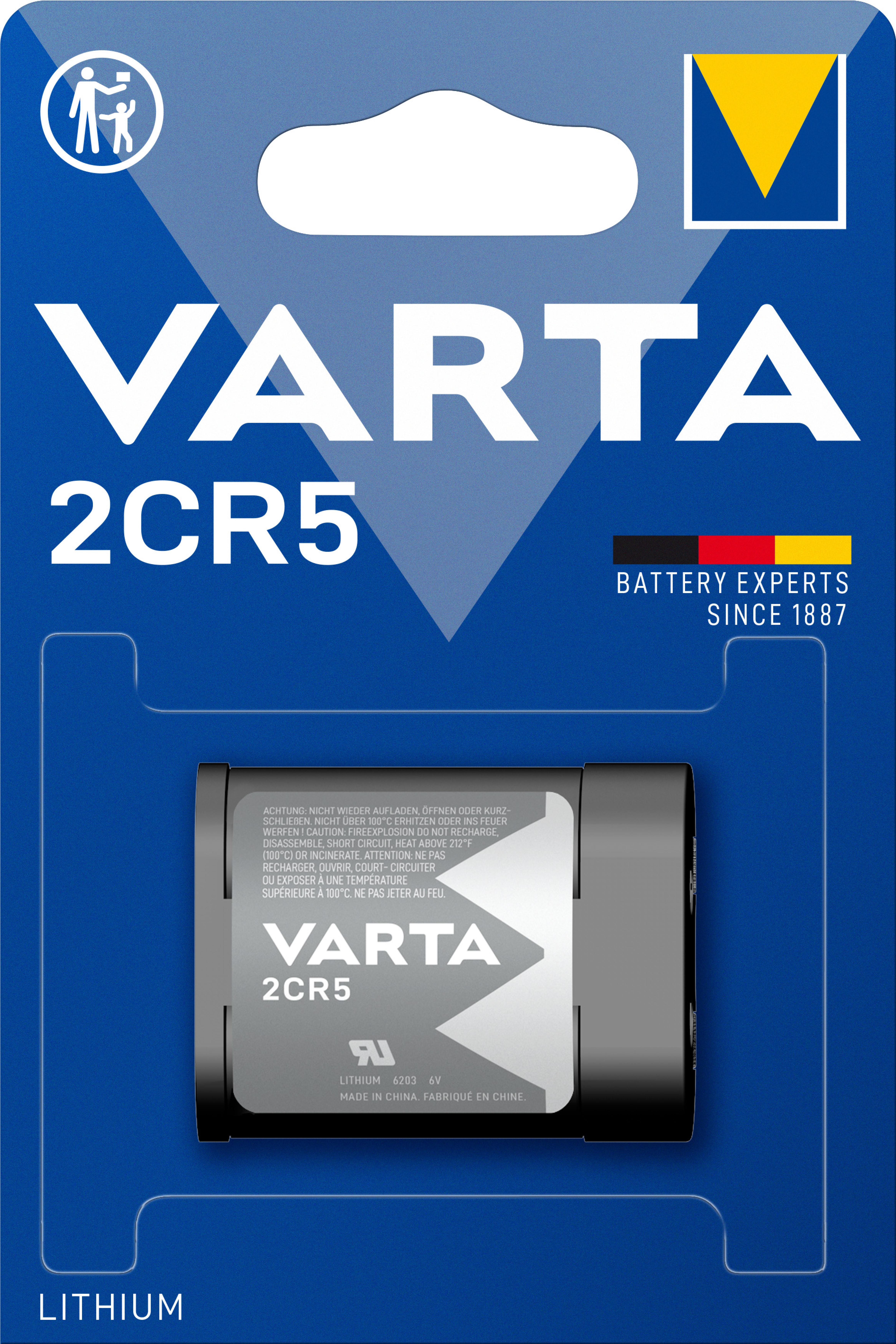 Varta Batterie Photo Lithium 2CR5 1St.