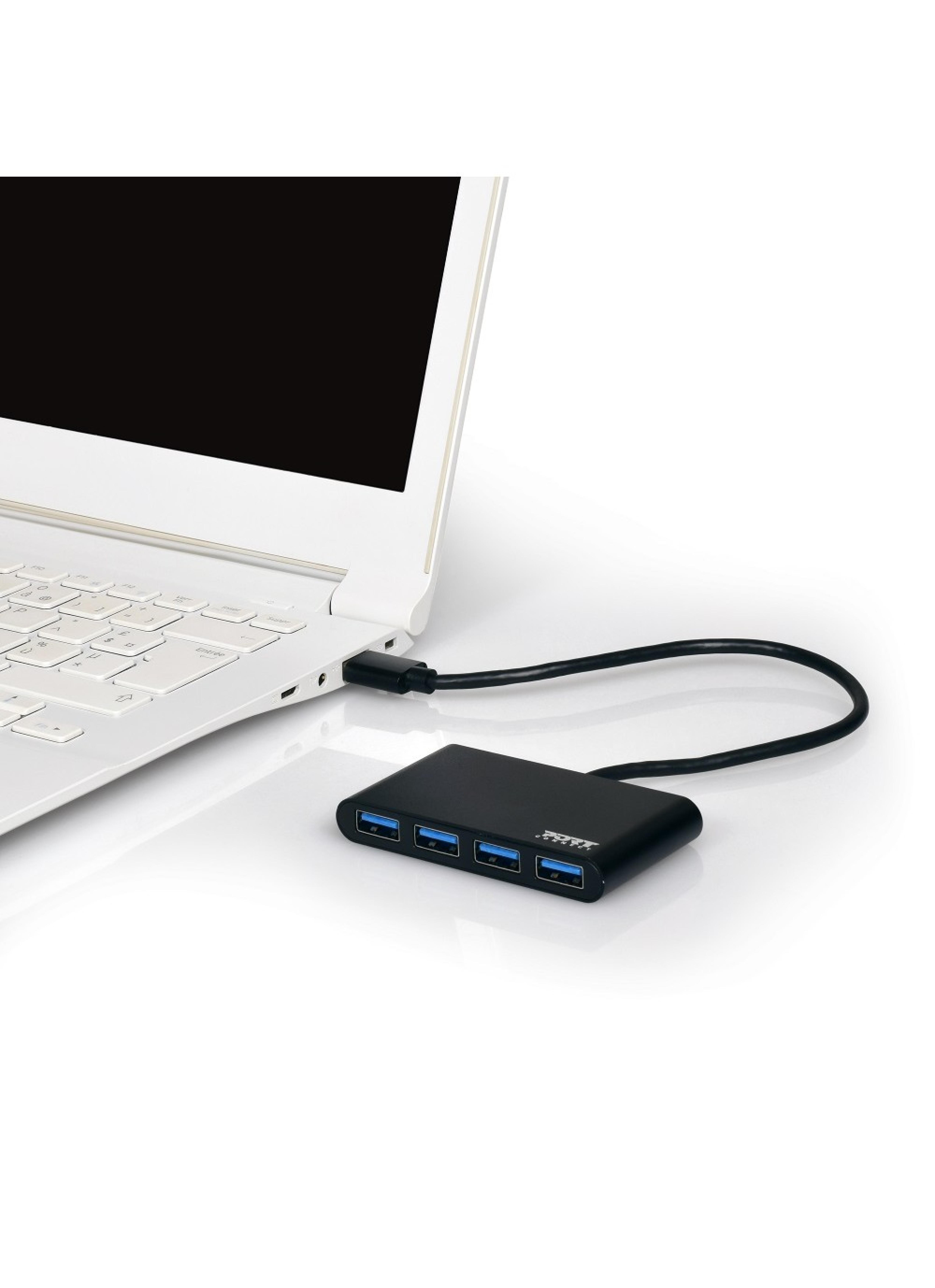Port USB Hub 4 Port 3.0 5Gbps Verteiler Adapter
