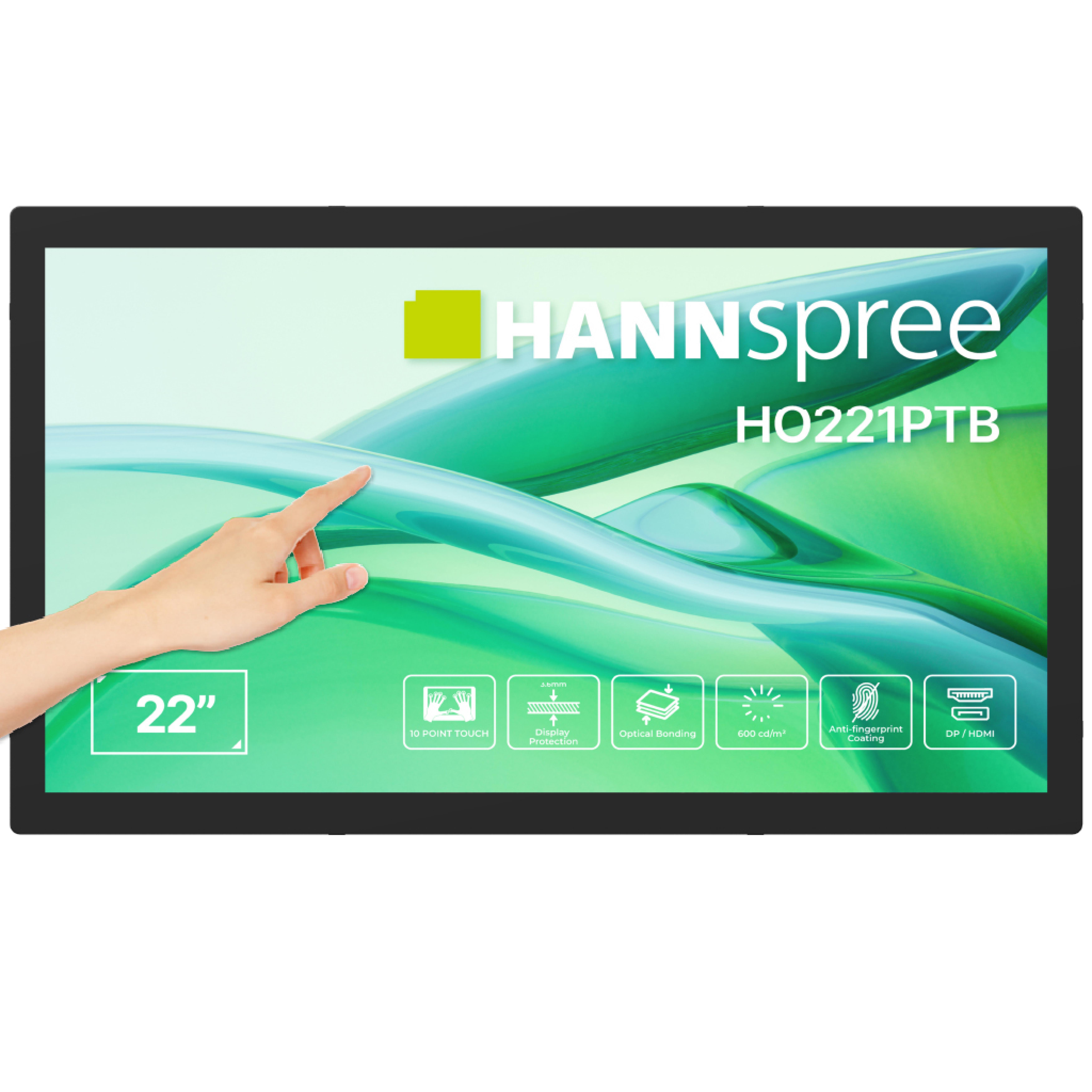 Hannspree 54.5cm (21,45") HO221PTB 16:9 M-TOUCH VGA+HDMI+USB