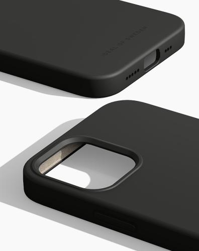Schwarzes Handycase aus Silikon mit präzisen Aussparungen für Anschlüsse und Kamera