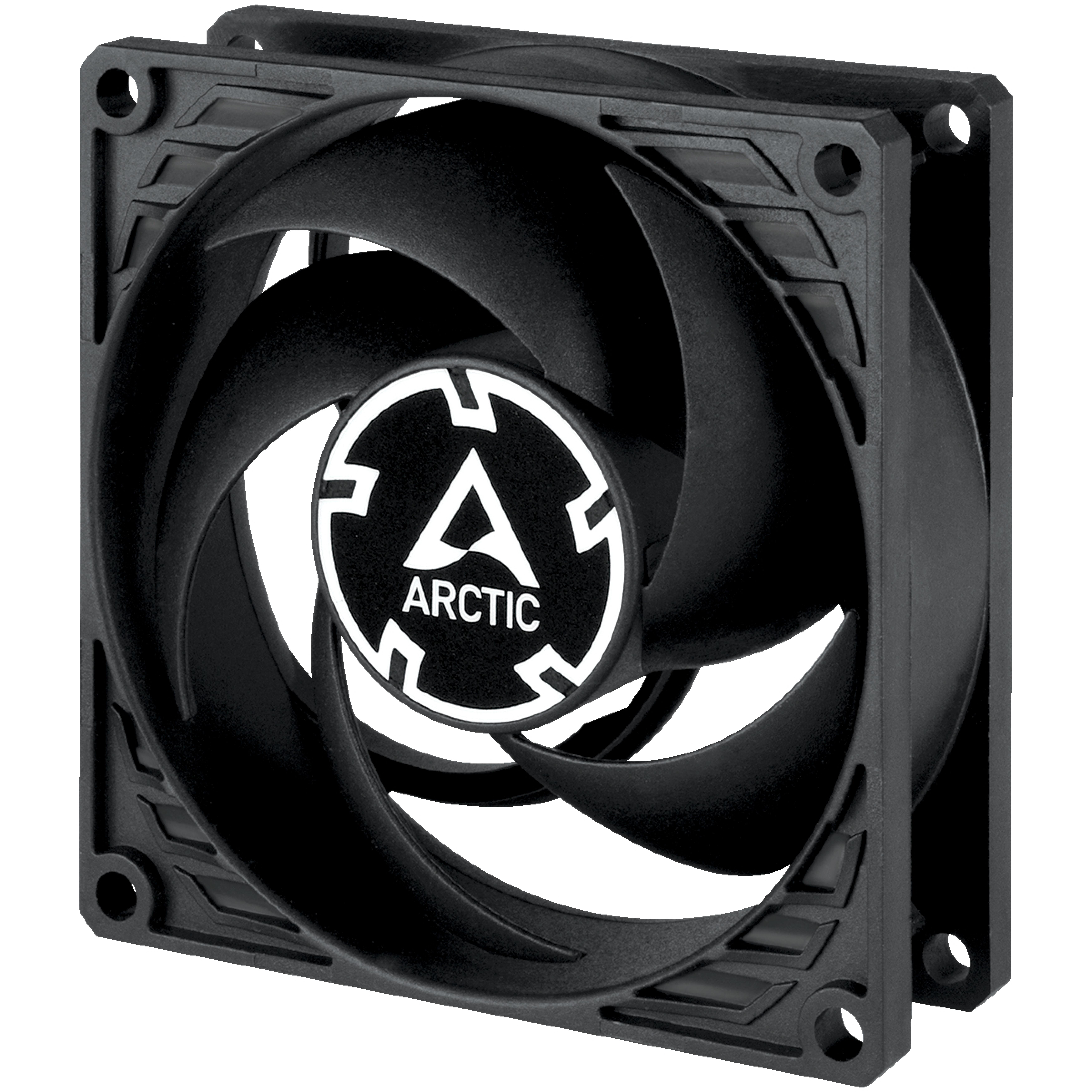 ARCTIC Luefter 80*80*25 P8 Max-80mm PWM regulated (Black)
