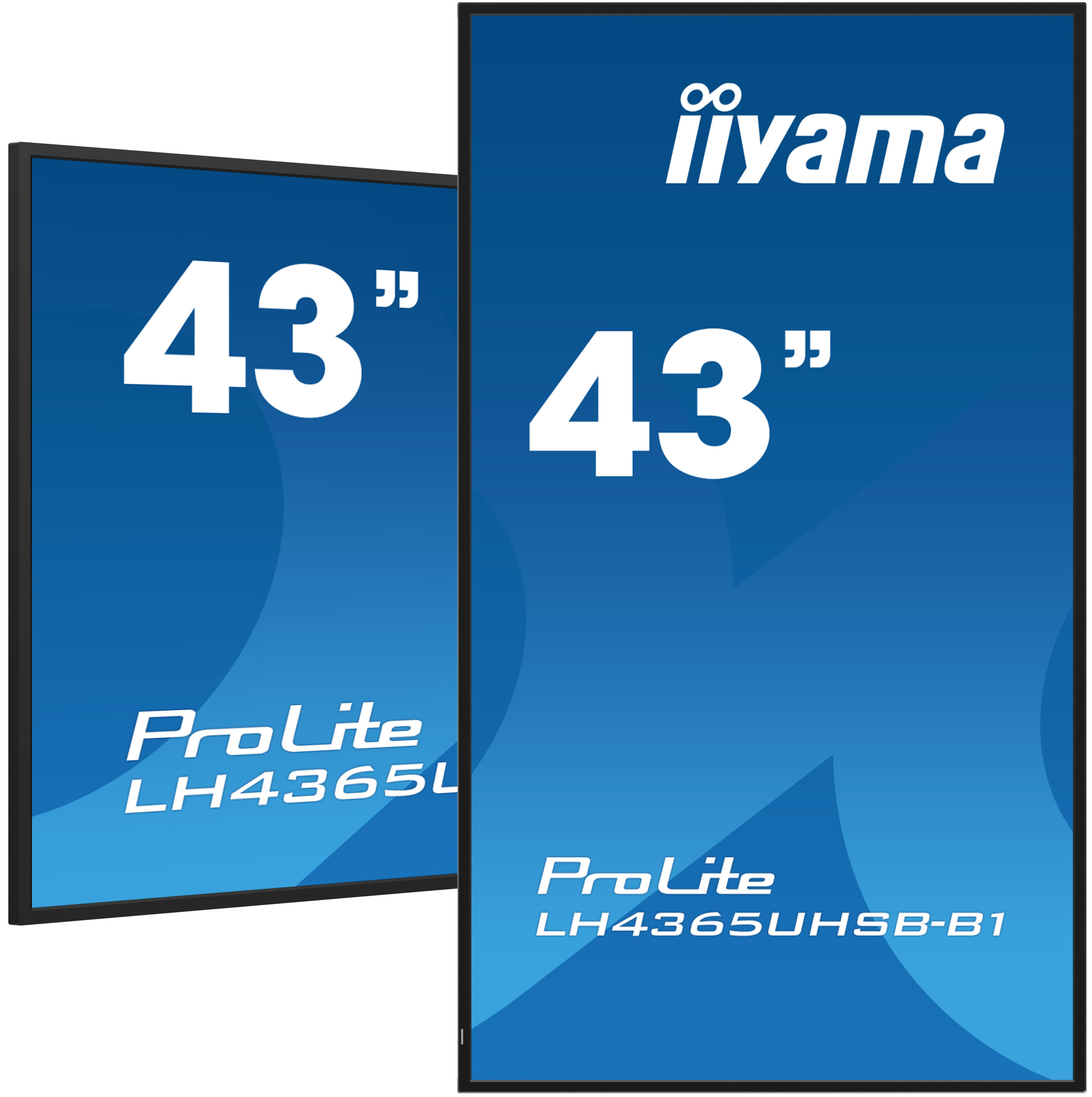 IIYAMA 108cm (43") LH4365UHSB-B1 16:9 2xHDMI+DP+2xUSB IPS retail