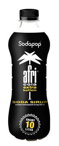 SODAPOP AFRI Cola Extra Koffein Sirup 500ml für 10 Liter