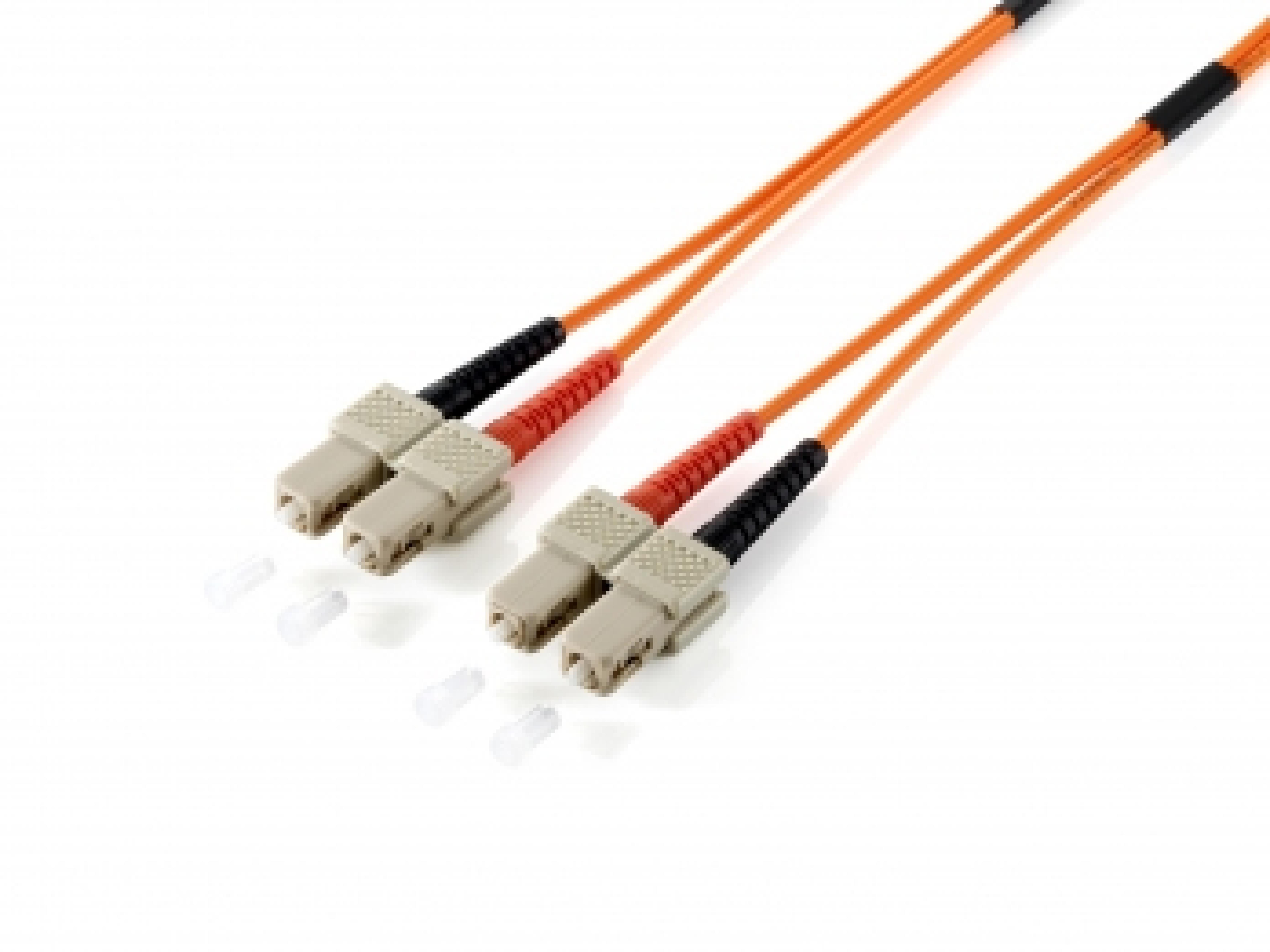 Equip Patchkabel SC->SC 15.00m Singlemode Duplex OS2 gelb Polybeute