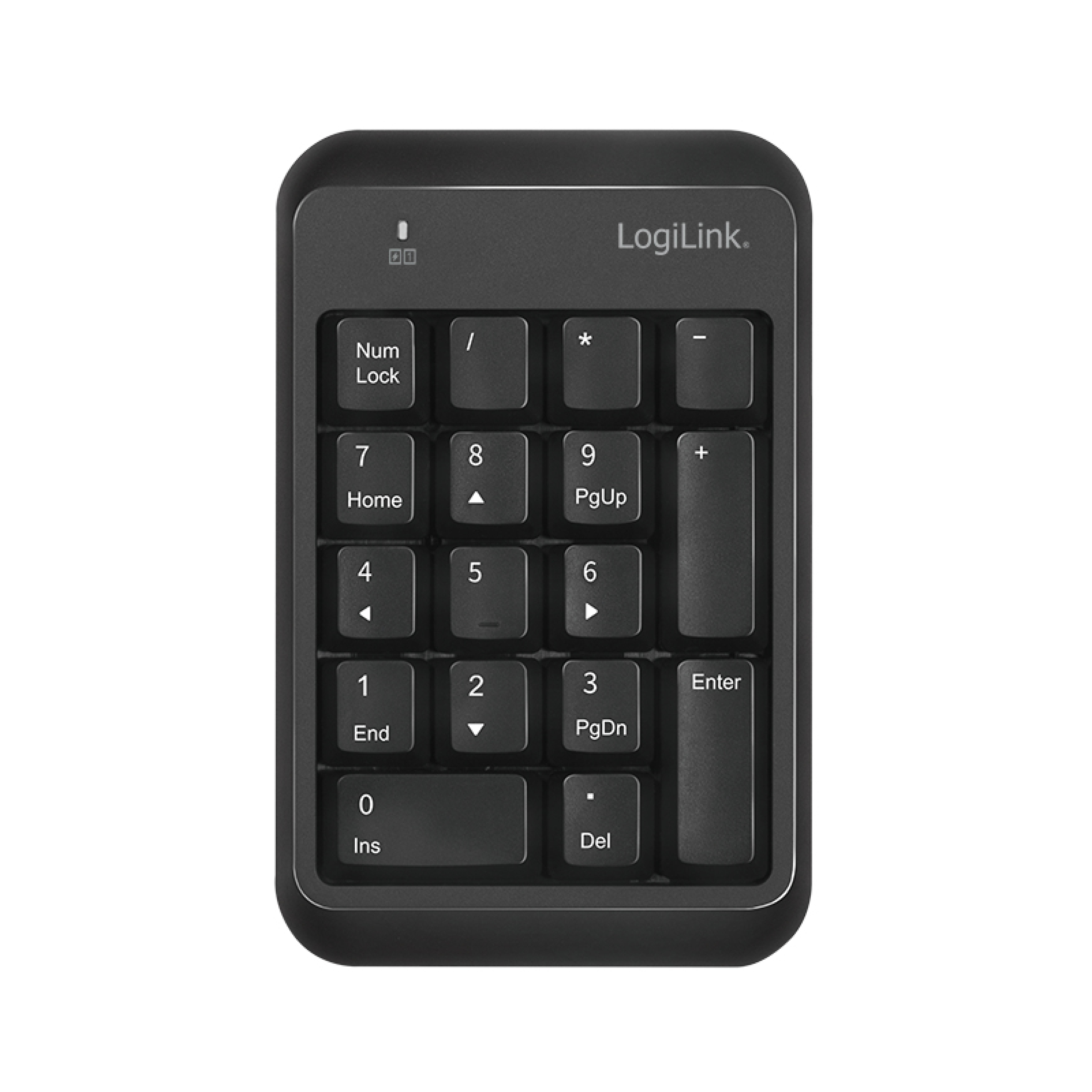 Logilink Keypad Bluetooth, mit 17 Tasten, V5.1, schwarz