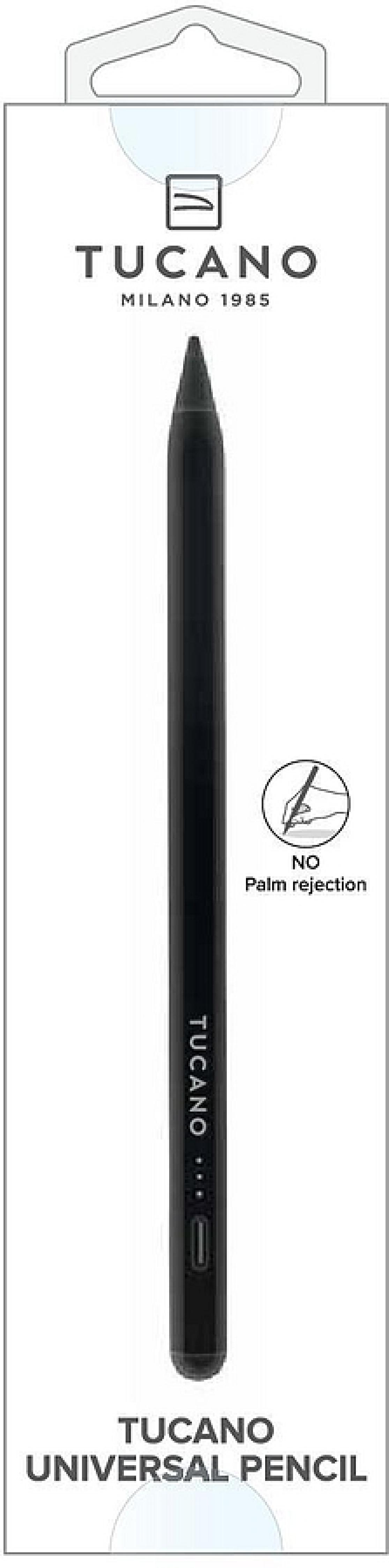 TUCANO UTILITY Stylus Stift für Tablets 95% devices (iPhone, smartphone and tablet), all iPads, schwarz