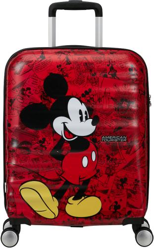 AMERICAN TOURISTER Wavebreaker Disney Spinner 55/20 TSA DISNEY FL Mickey Comics Red AMERICAN TOURISTER Wavebreaker Disney Spinner 55/20 TSA DISNEY FL Mickey Comics Red