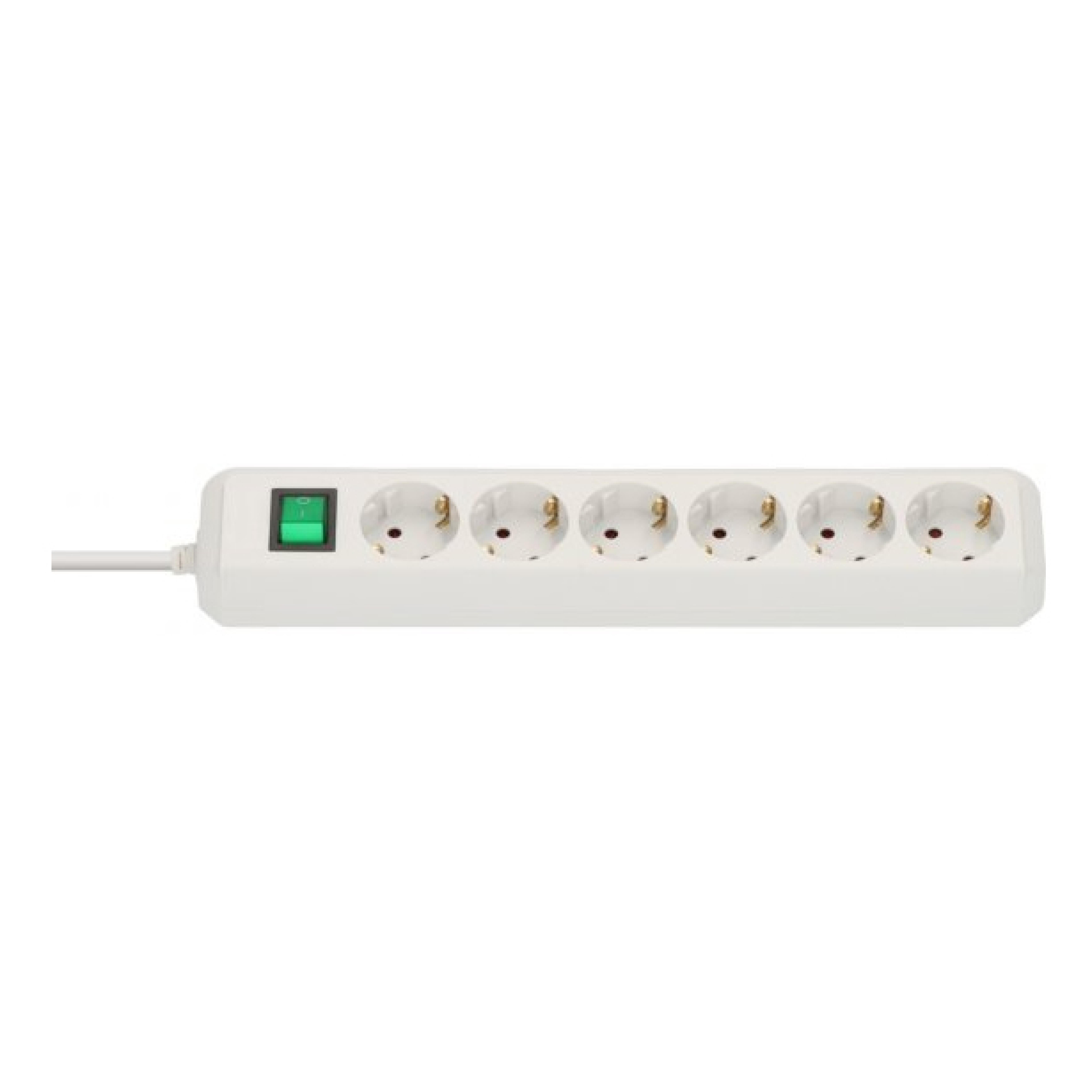 Brennenstuhl Steckdosenleiste ECO-Line 6x 3m weiss