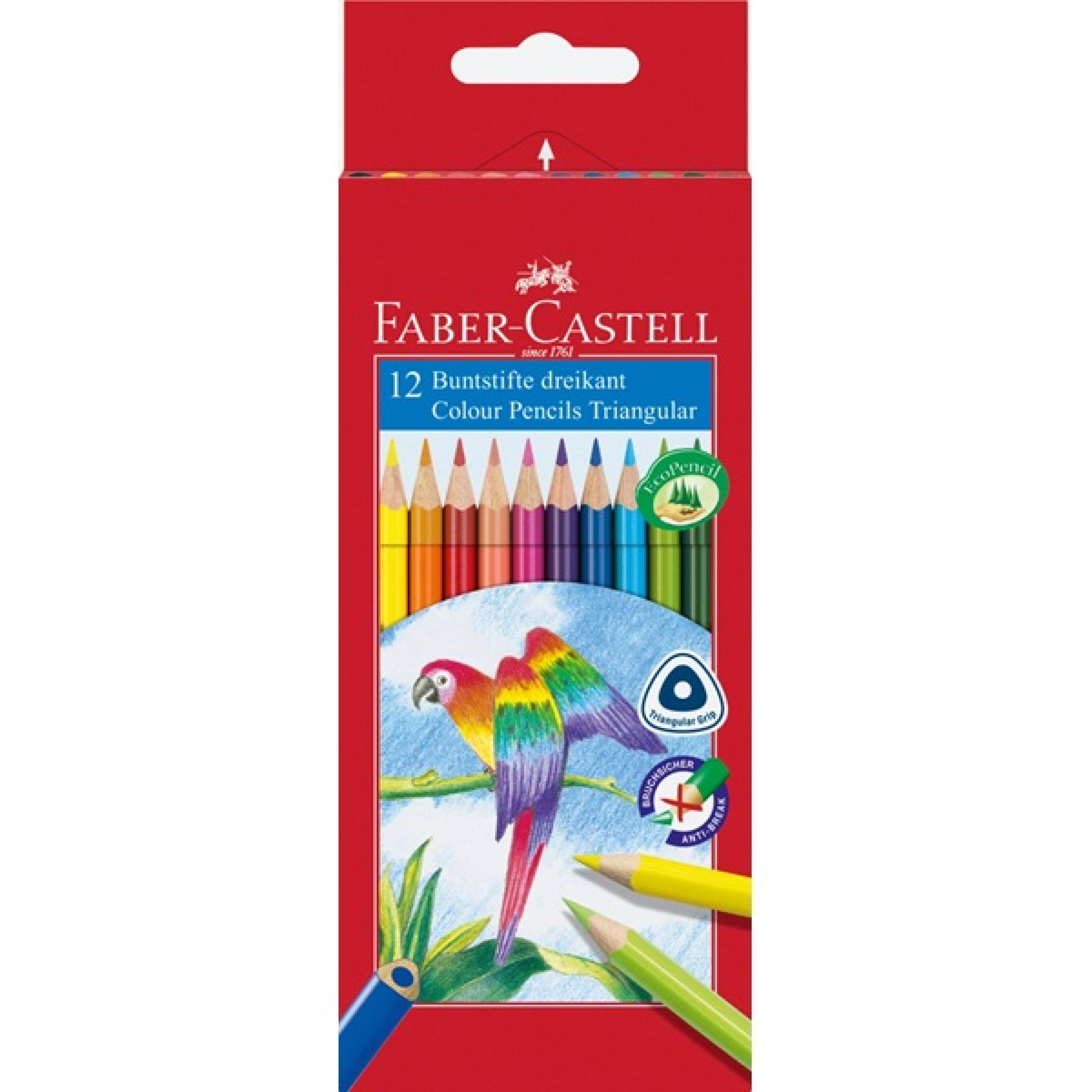 FABER-CASTELL Buntstift Ergonomics 12er Kartonetui
