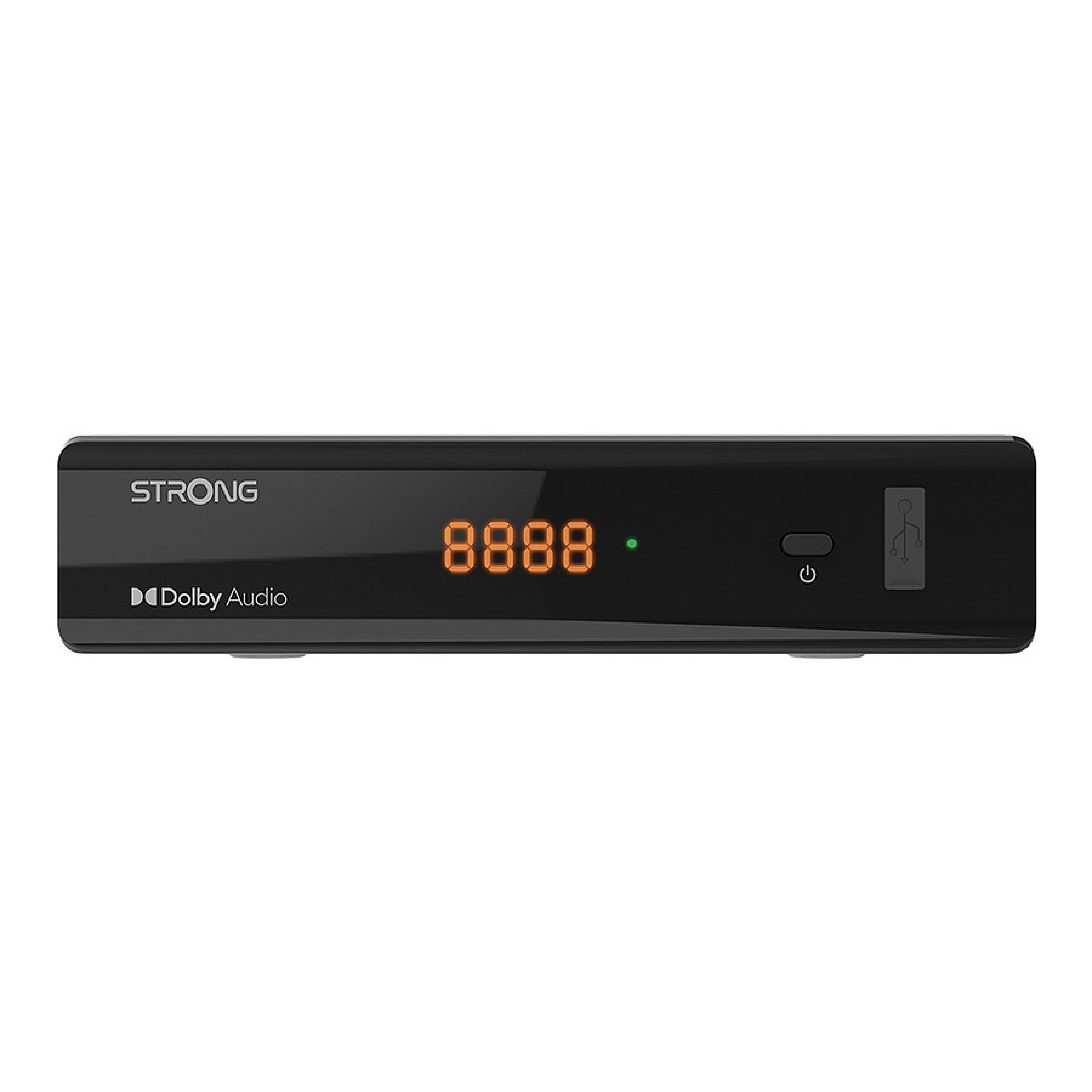 STRONG Digitaler HD-Satelliten-Receiver mit Display und HDMI/Scart-Anschluss