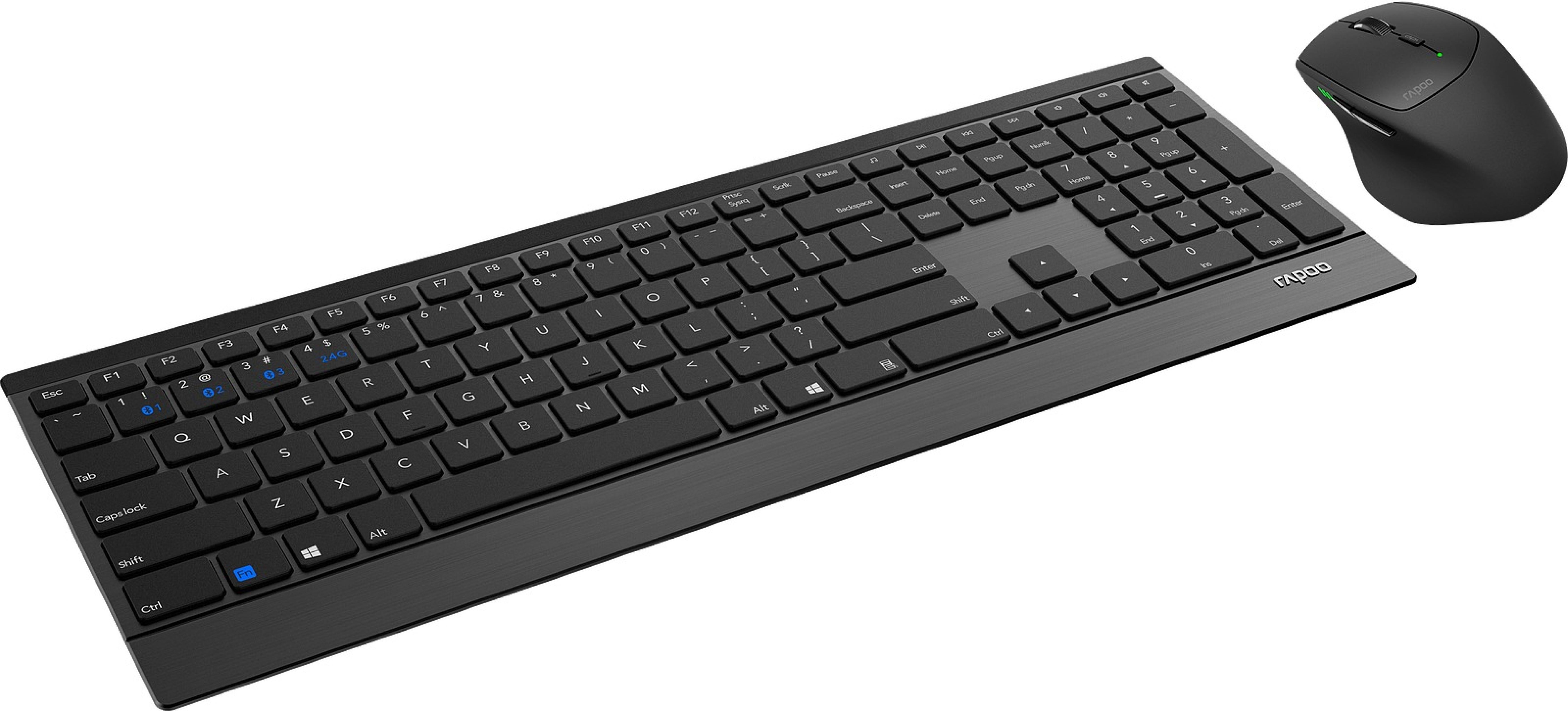 RAPOO 9500M.DE BLK Multi-Mode Combo
