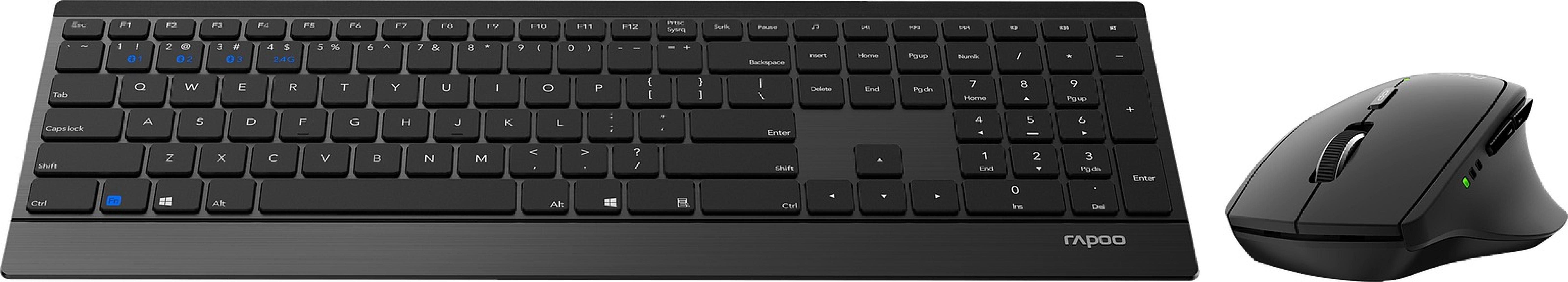 RAPOO 9500M.DE BLK Multi-Mode Combo