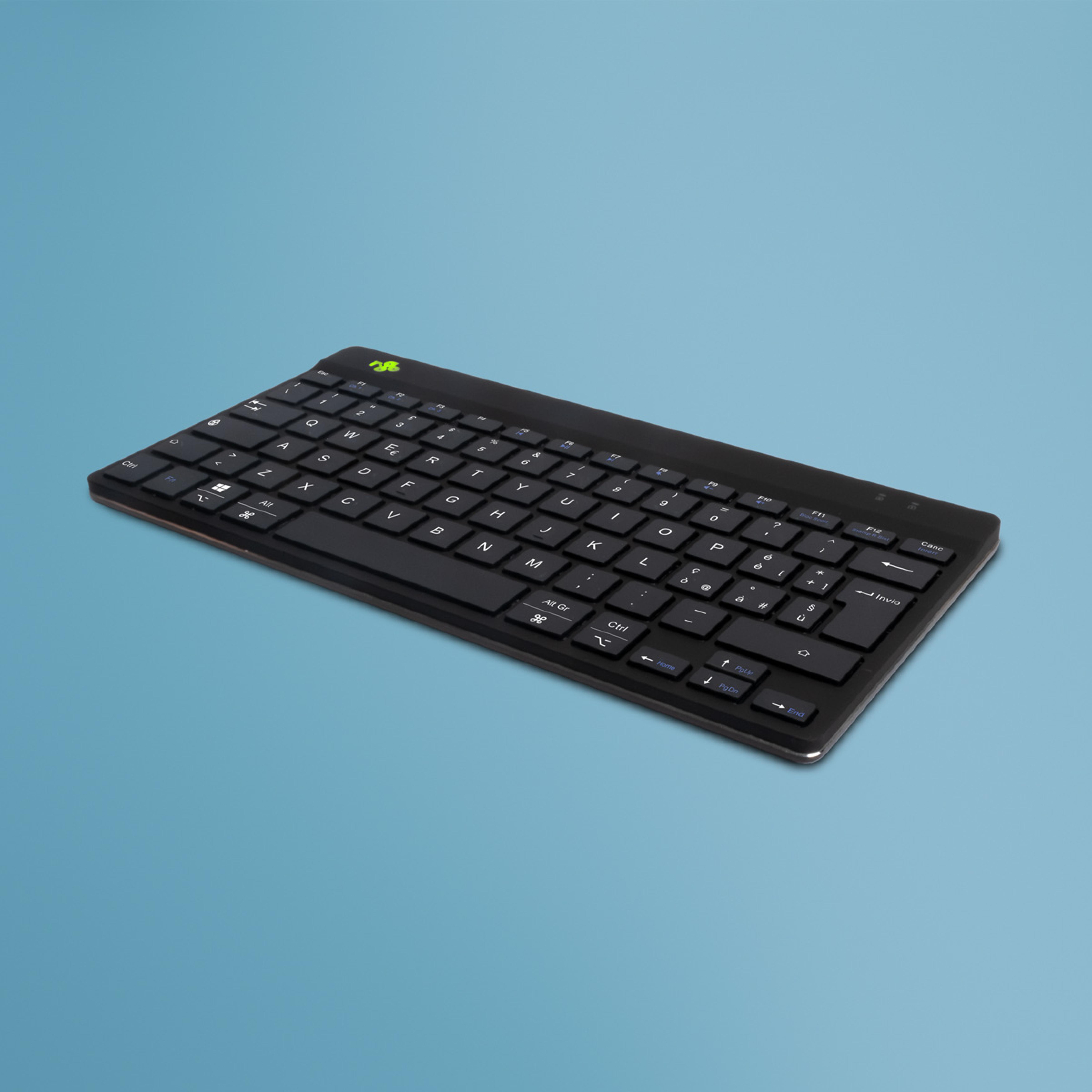 R-Go Tastatur Compact Break IT-Layout kabellos schwarz