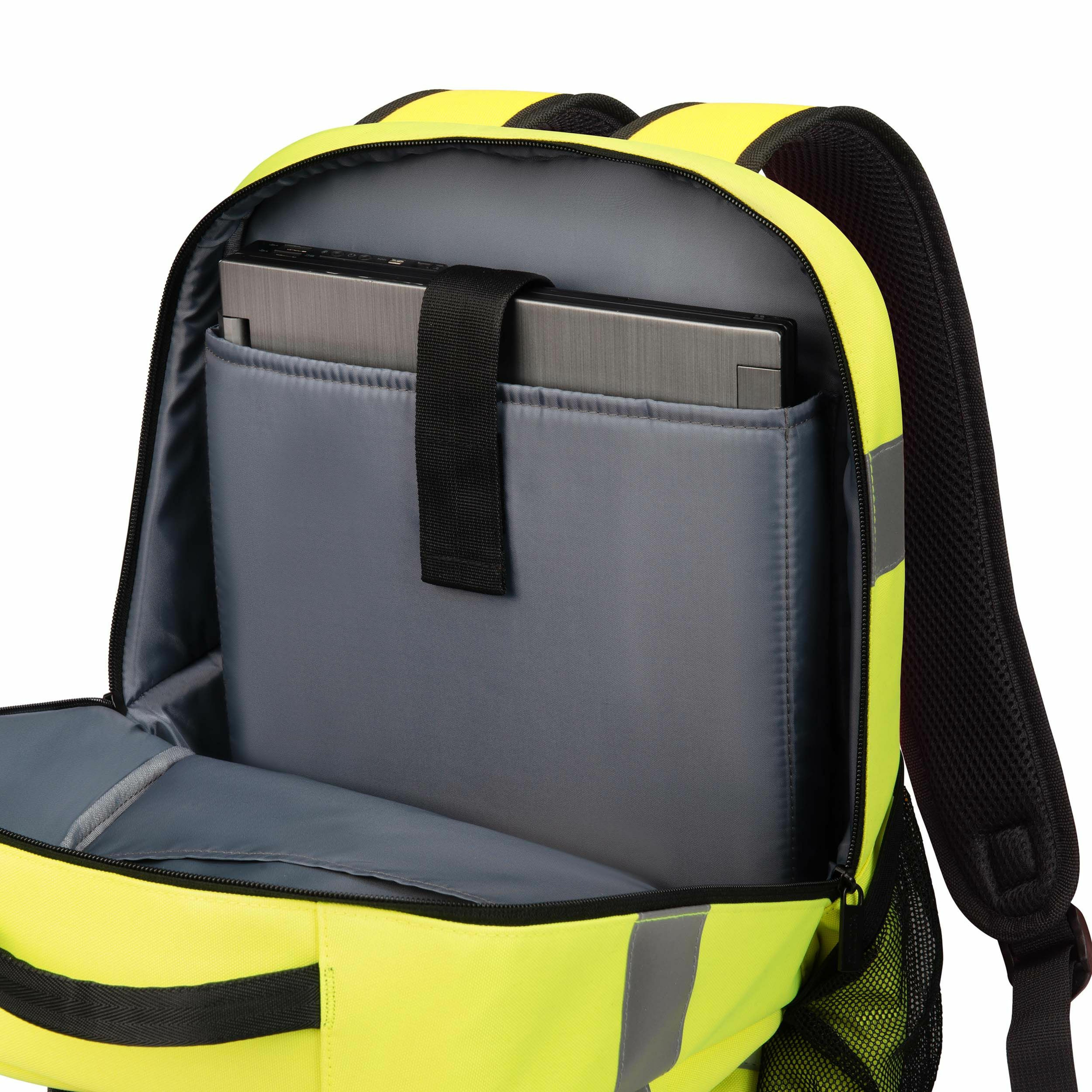 Dicota Backpack HI-VIS Base 24 litre yellow