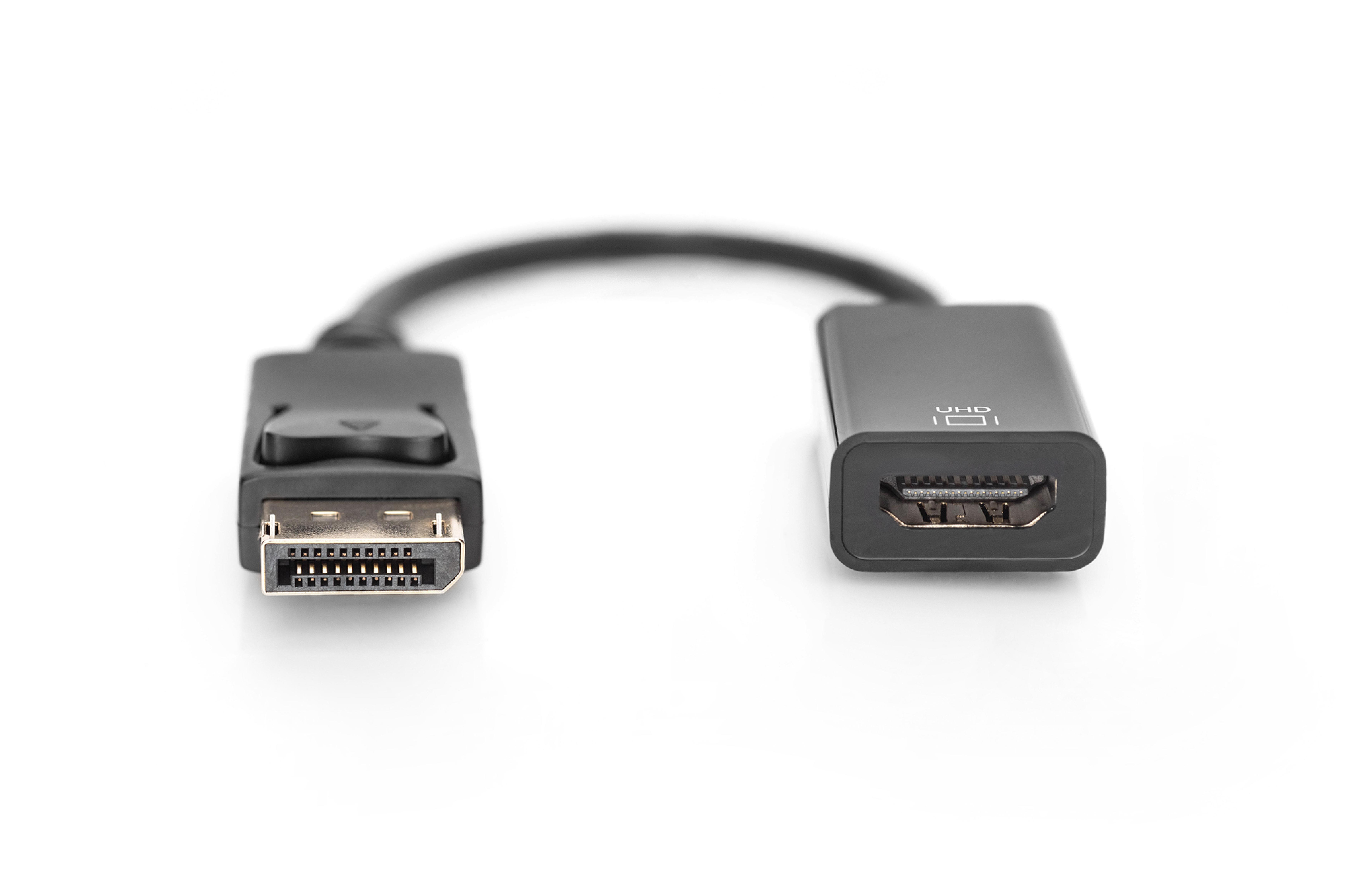 DIGITUS Aktiver DisplayPort Adapter/Konverter, DP auf HDMI