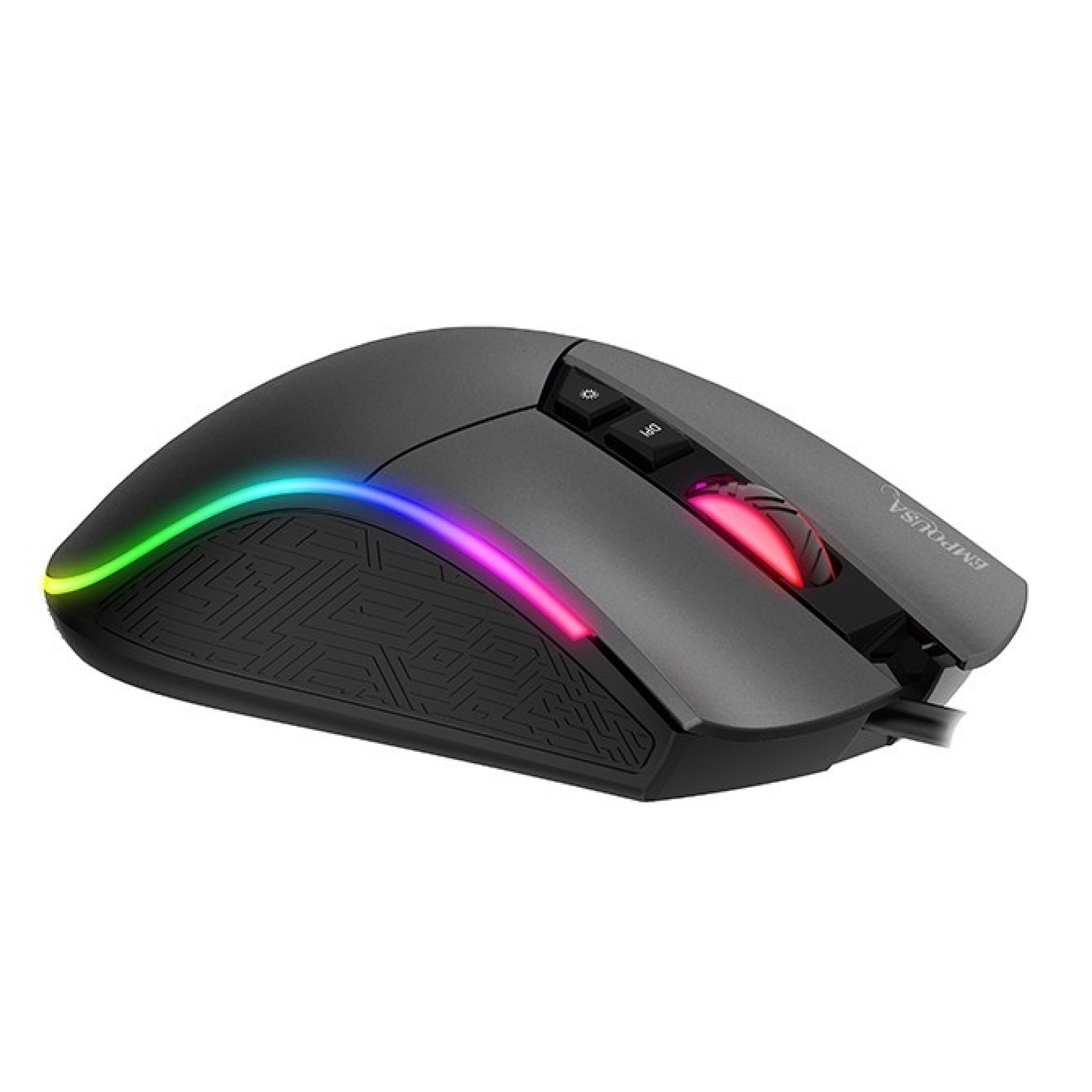 INCA Gaming Maus RGB/ 4800DPI/ 7Tasten/USB 1.65m schwarz retail