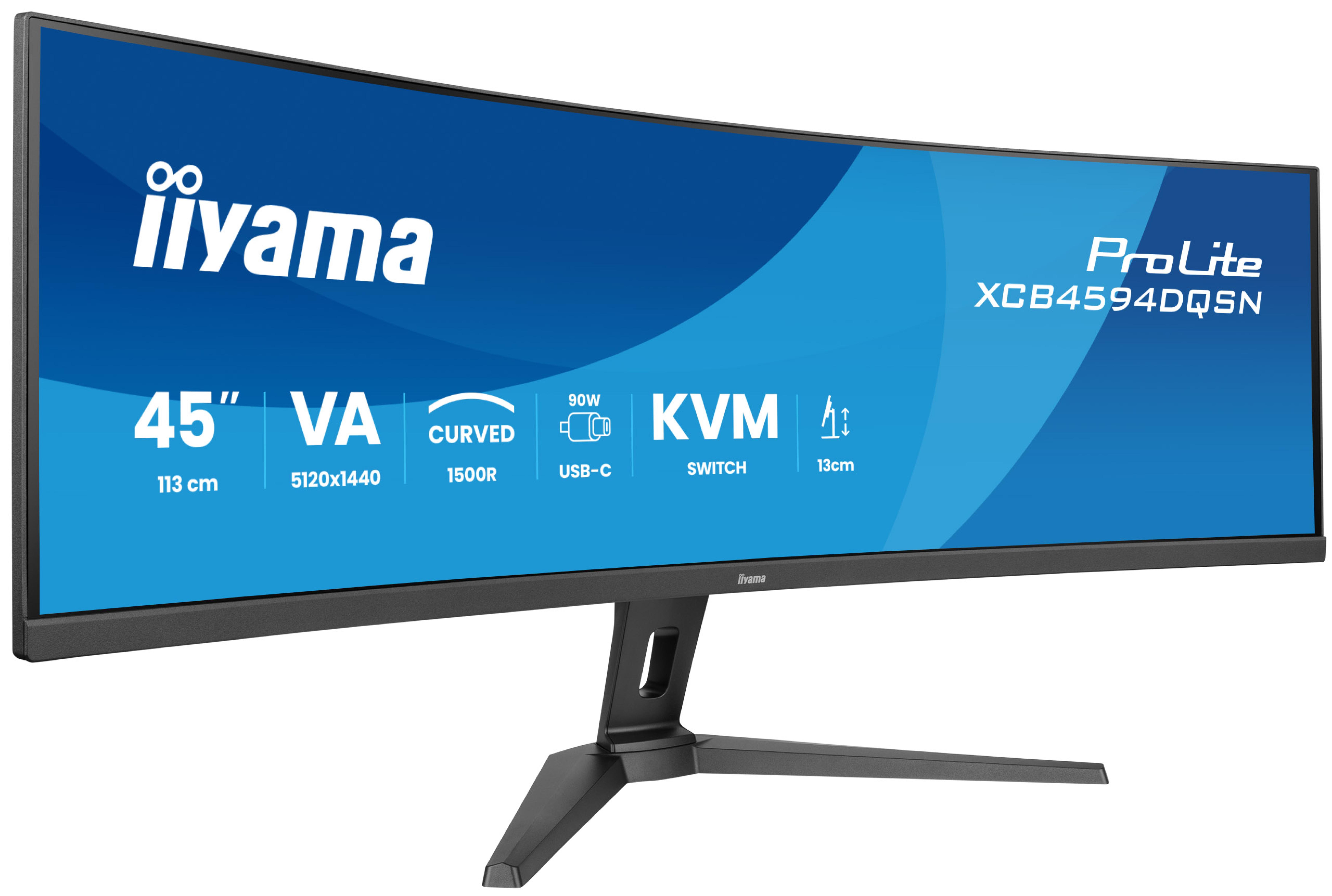 IIYAMA 113cm (44.5") XCB4594DQSN-B1 32:9 2xHDMI+DP+USB-C Cu retail