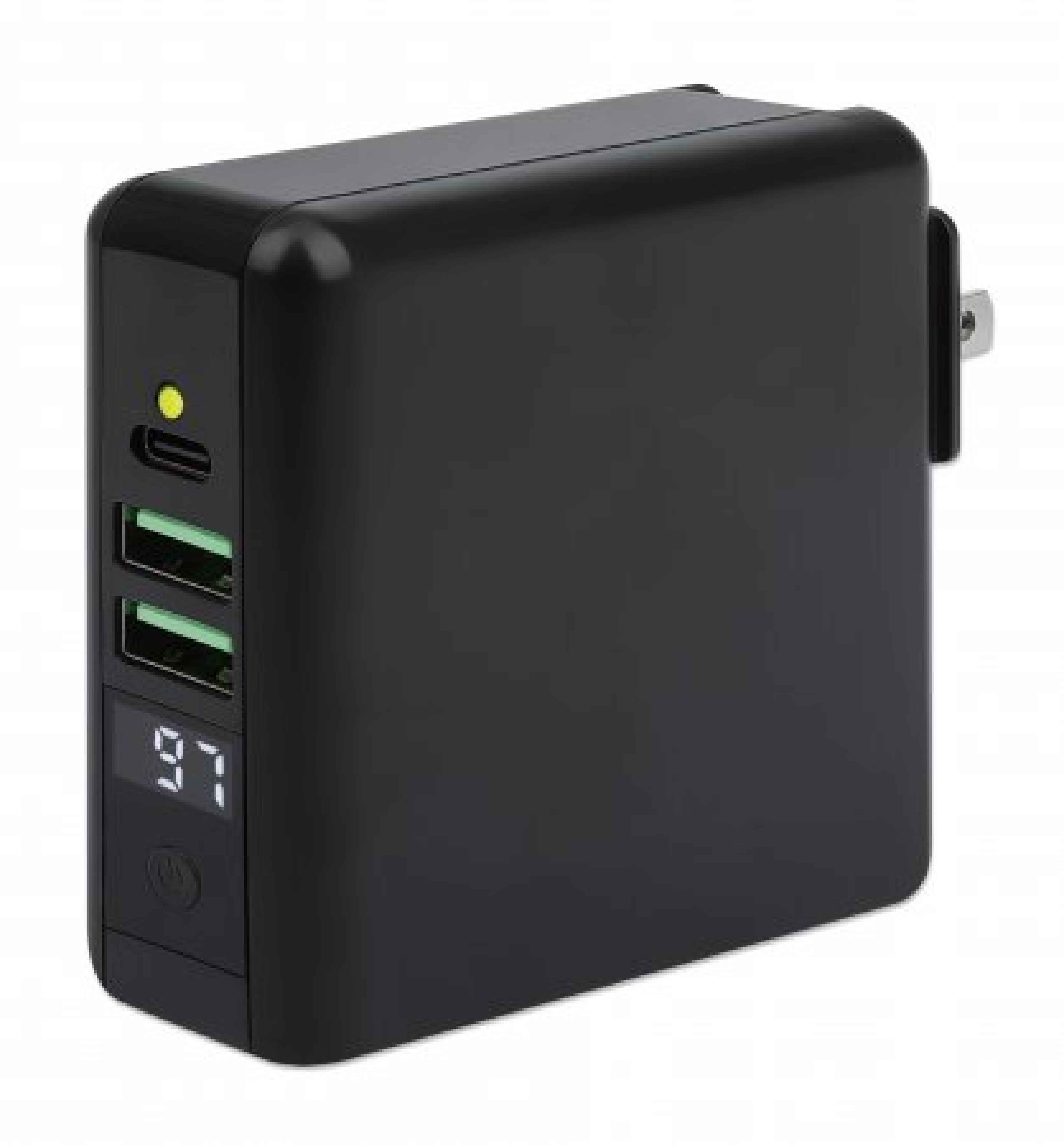 MANHATTAN 4in1 Reiseladegeraet und Powerbank 8.000mAh