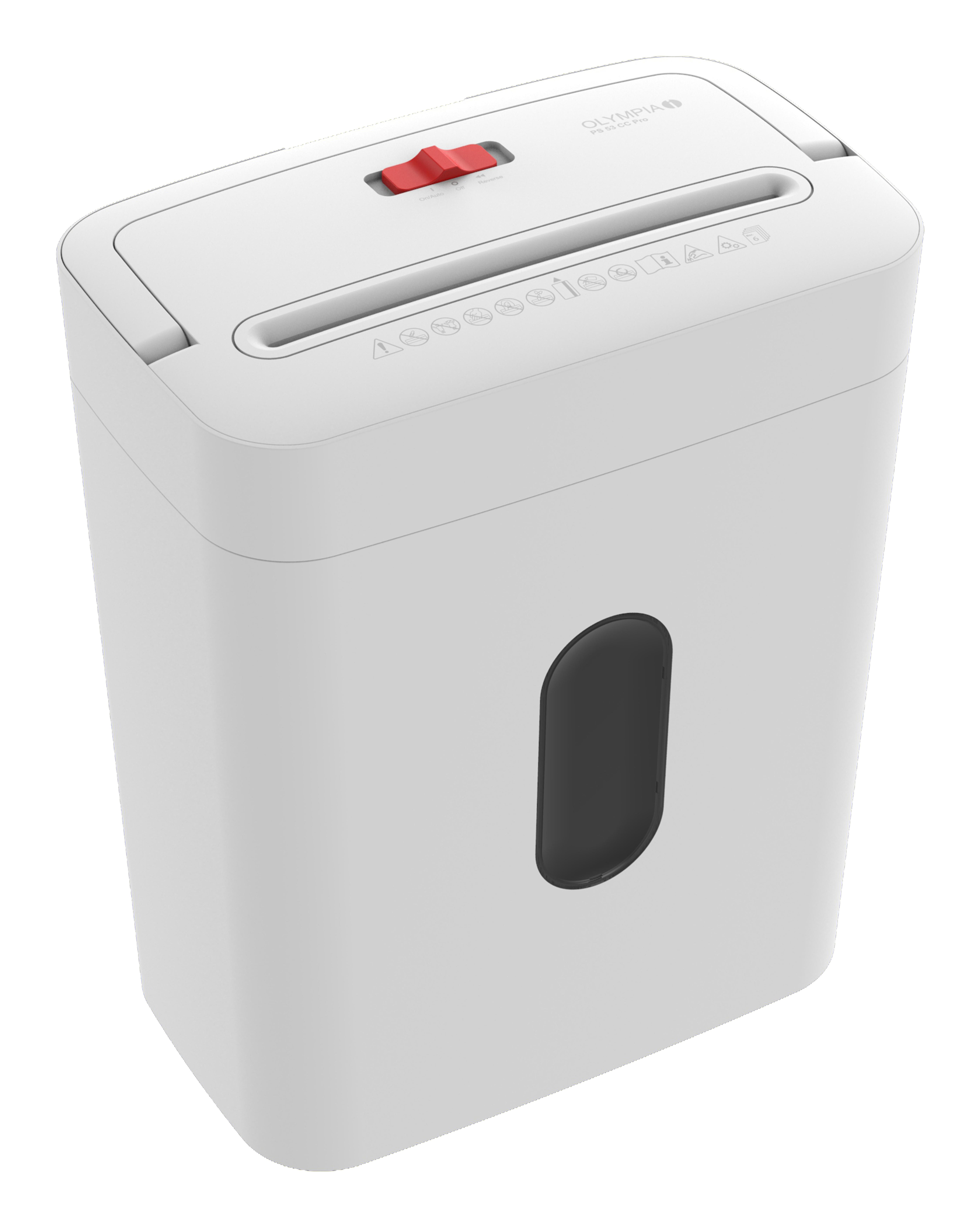Olympia Aktenvernichter PS 53 CC Pro weiss