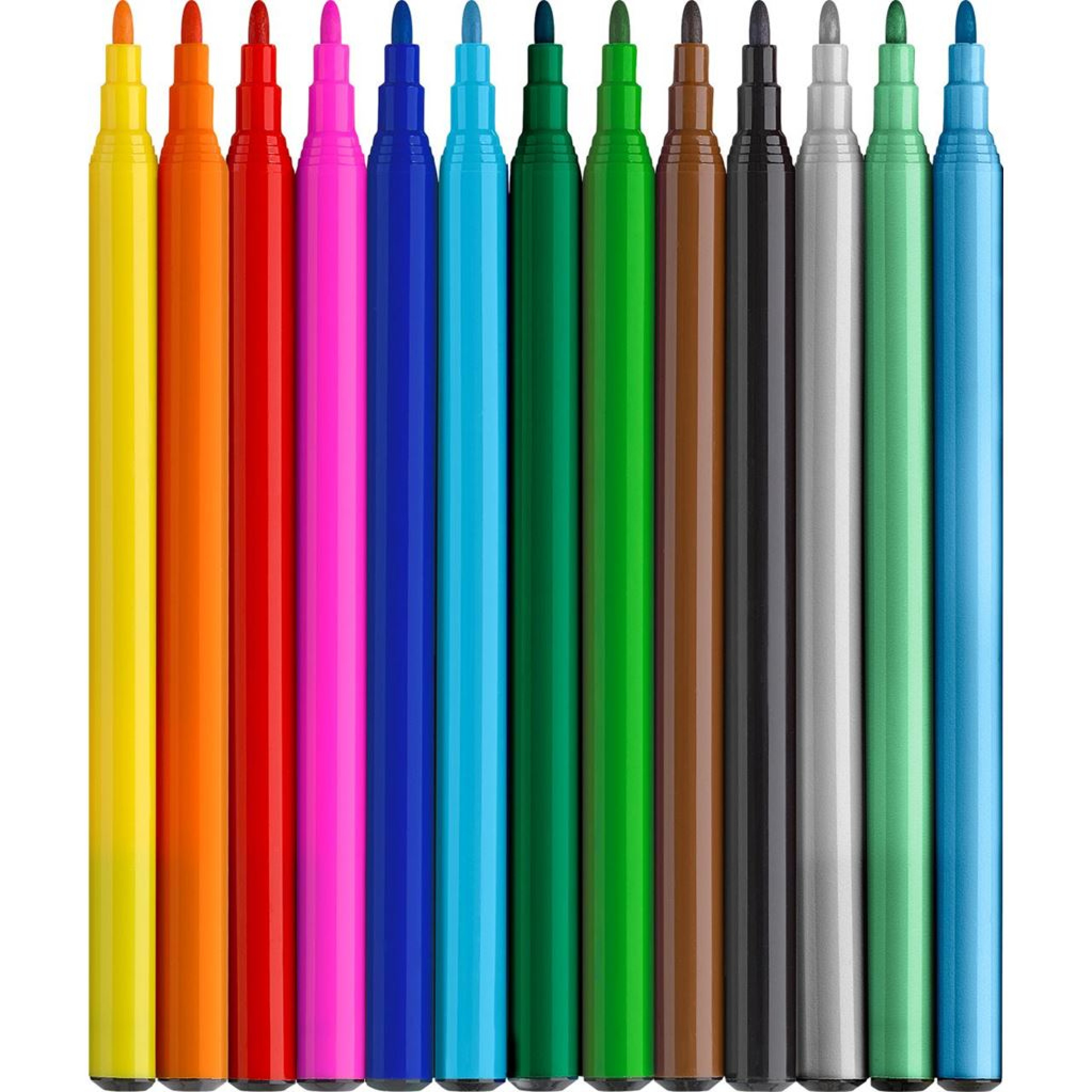 FABER-CASTELL Filzstift Dino 10+3 + Sticker