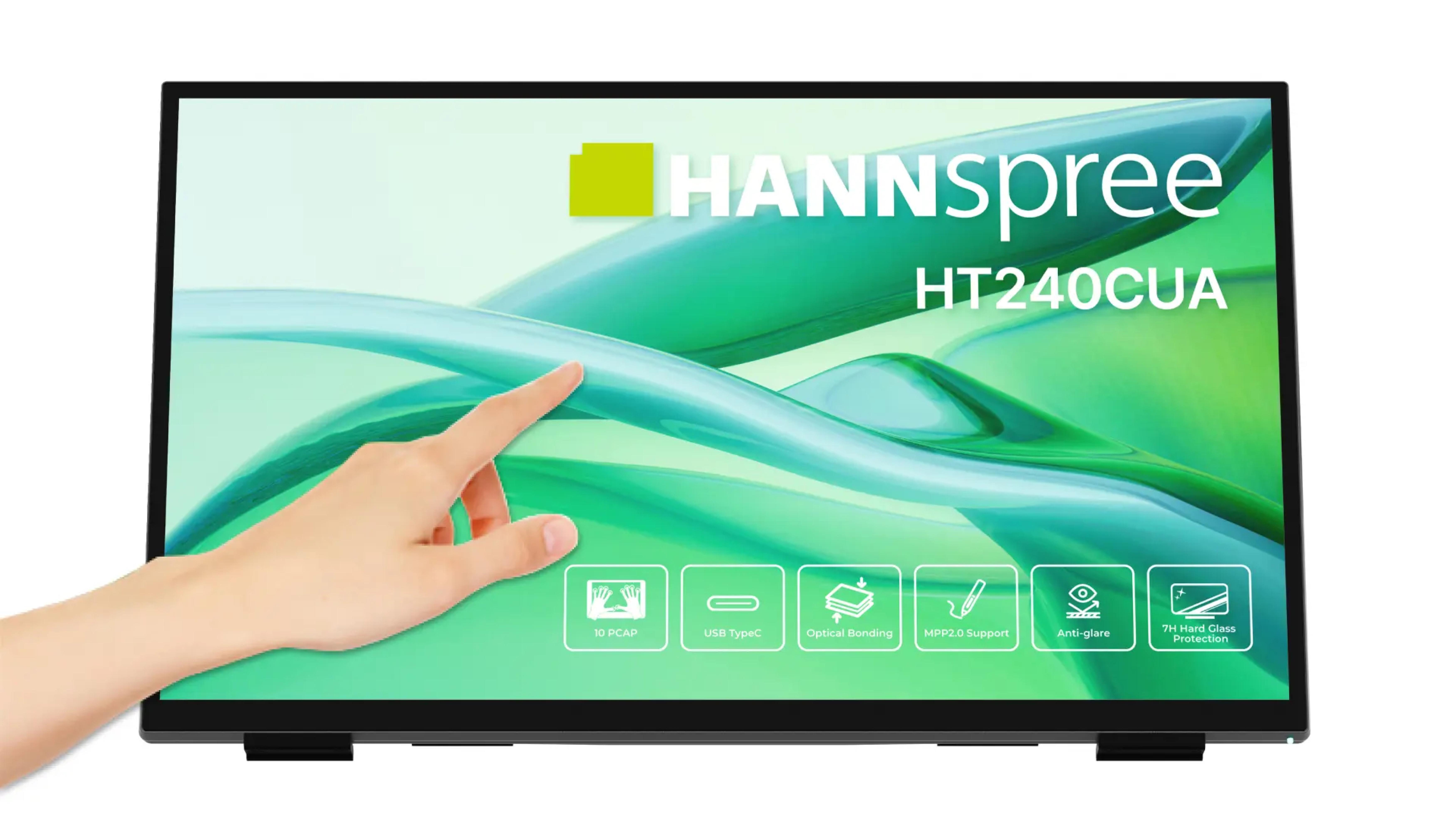 Hannspree 60.4cm (23,8") HT240CUA 16:9 M-TOUCH HDMI+DP+USBC