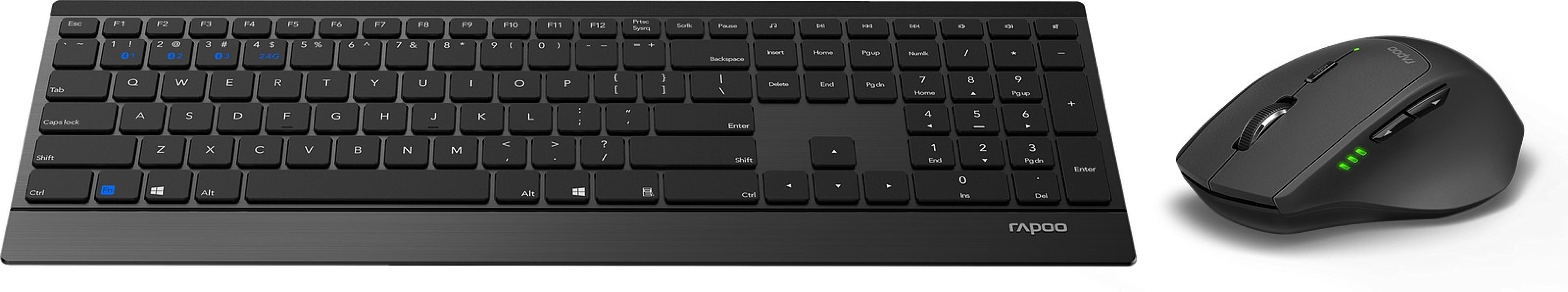 RAPOO 9500M.DE BLK Multi-Mode Combo