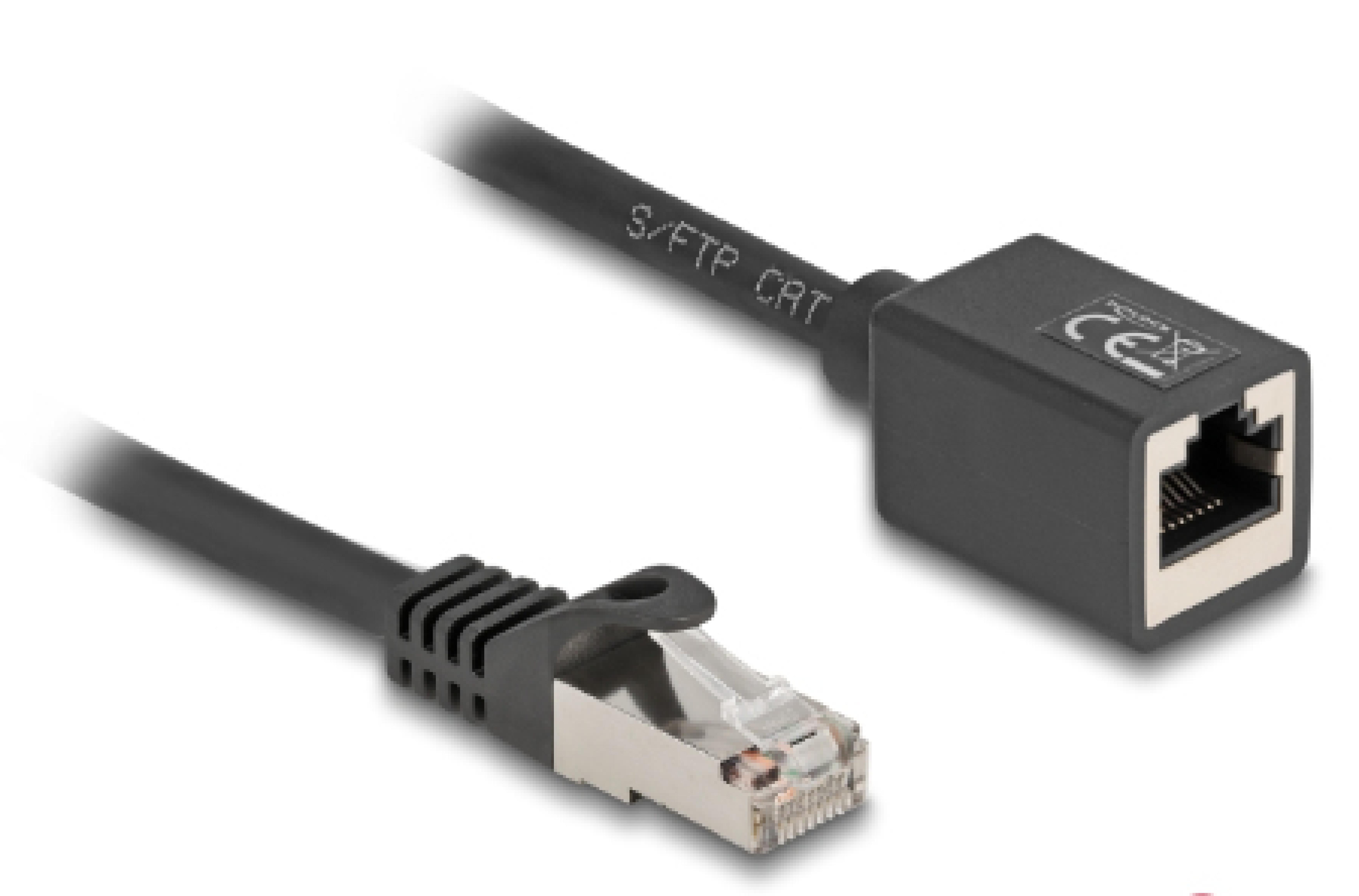 DELOCK Netzwerk Verlaengerungsk.S/FTP RJ45 Stecker zu RJ45 2m
