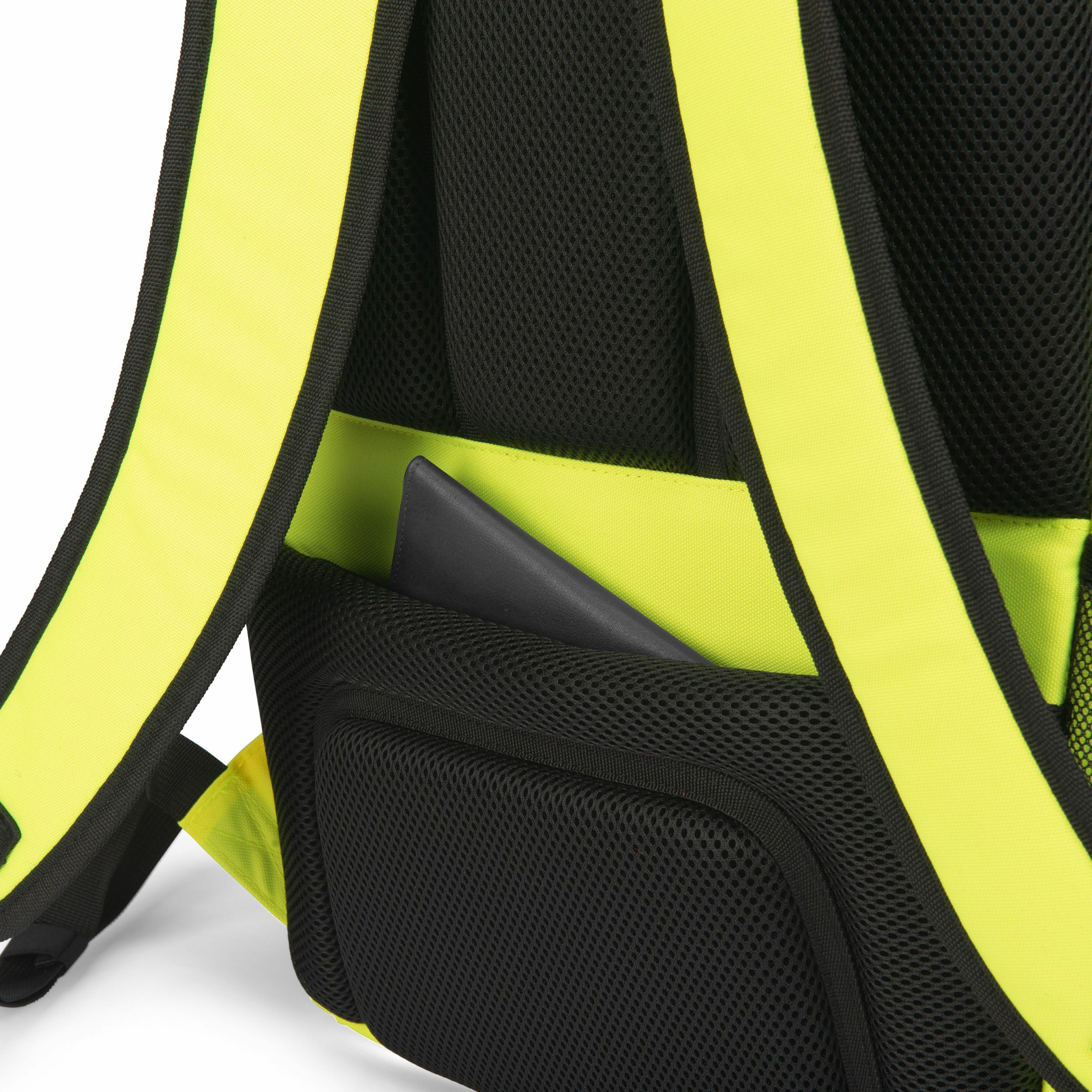 Dicota Backpack HI-VIS Base 24 litre yellow