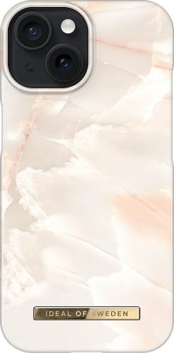 IDEAL OF SWEDEN Printed Case MagSafe iPhone 15 Rose Pearl Marble