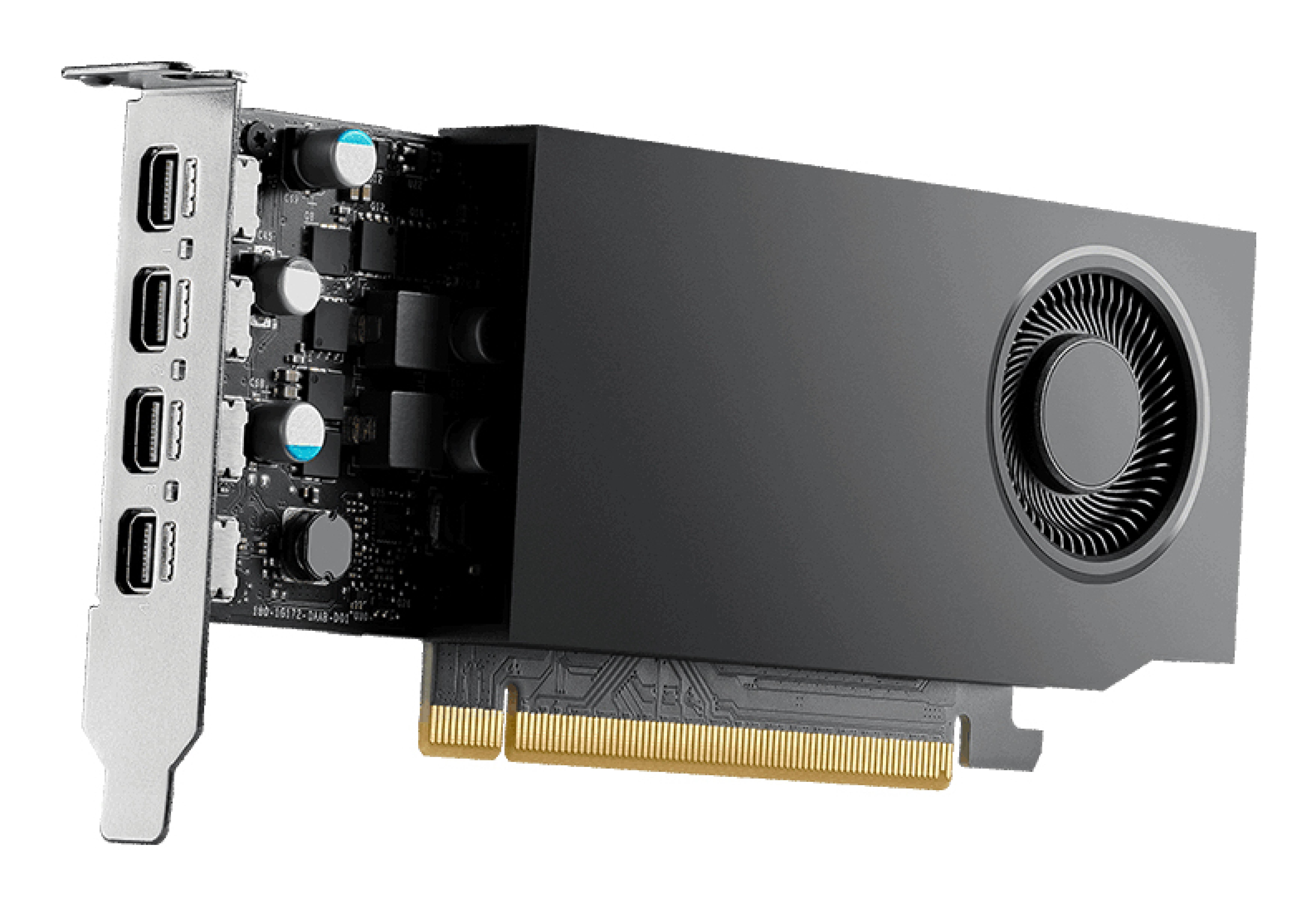 PNY Quadro A1000 (Power Limited) 8GB GDDR6 4xmDP LP