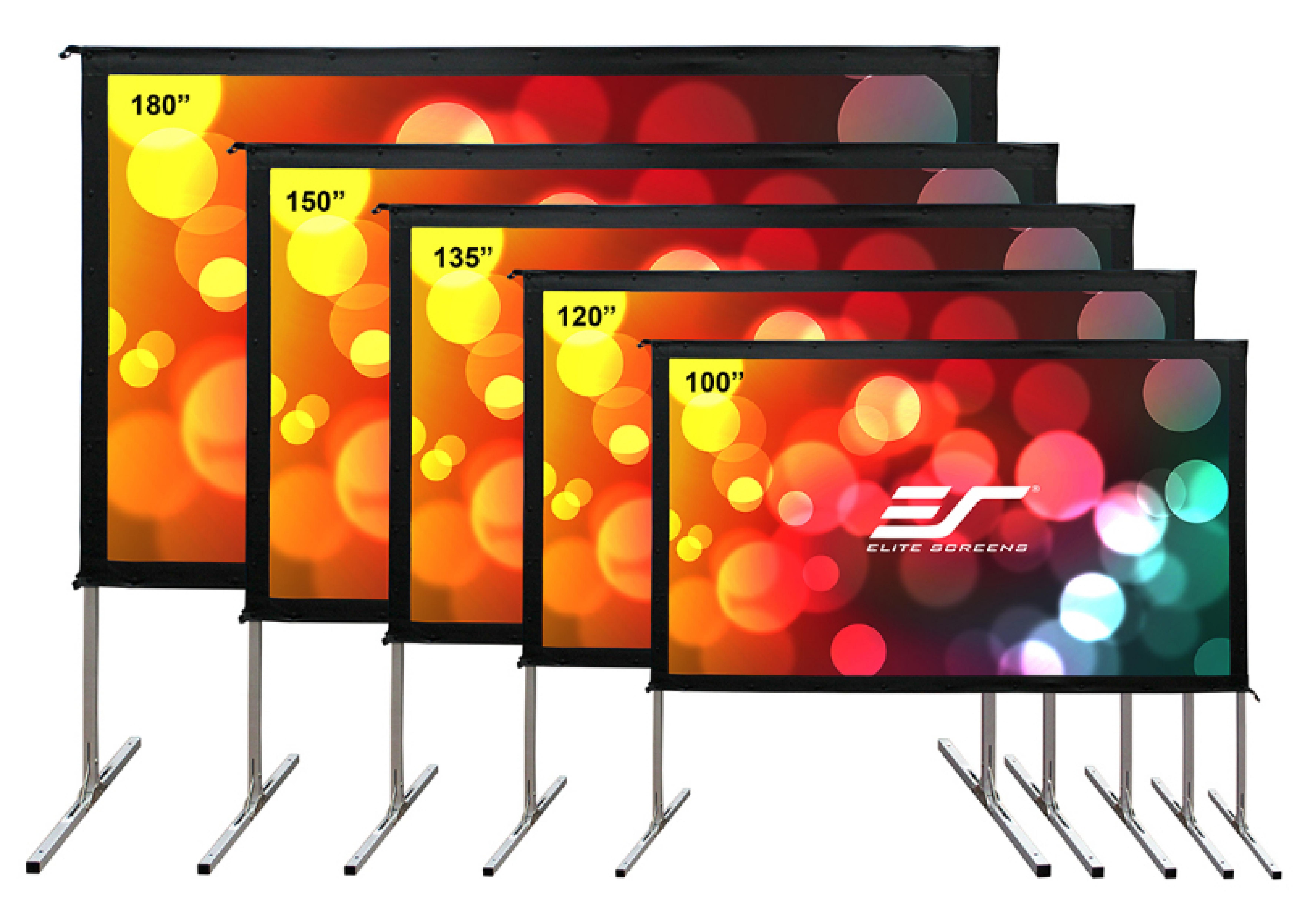 Elite Screens Outdoor 16:9 299*168cm Yard Master2 Dual silb.