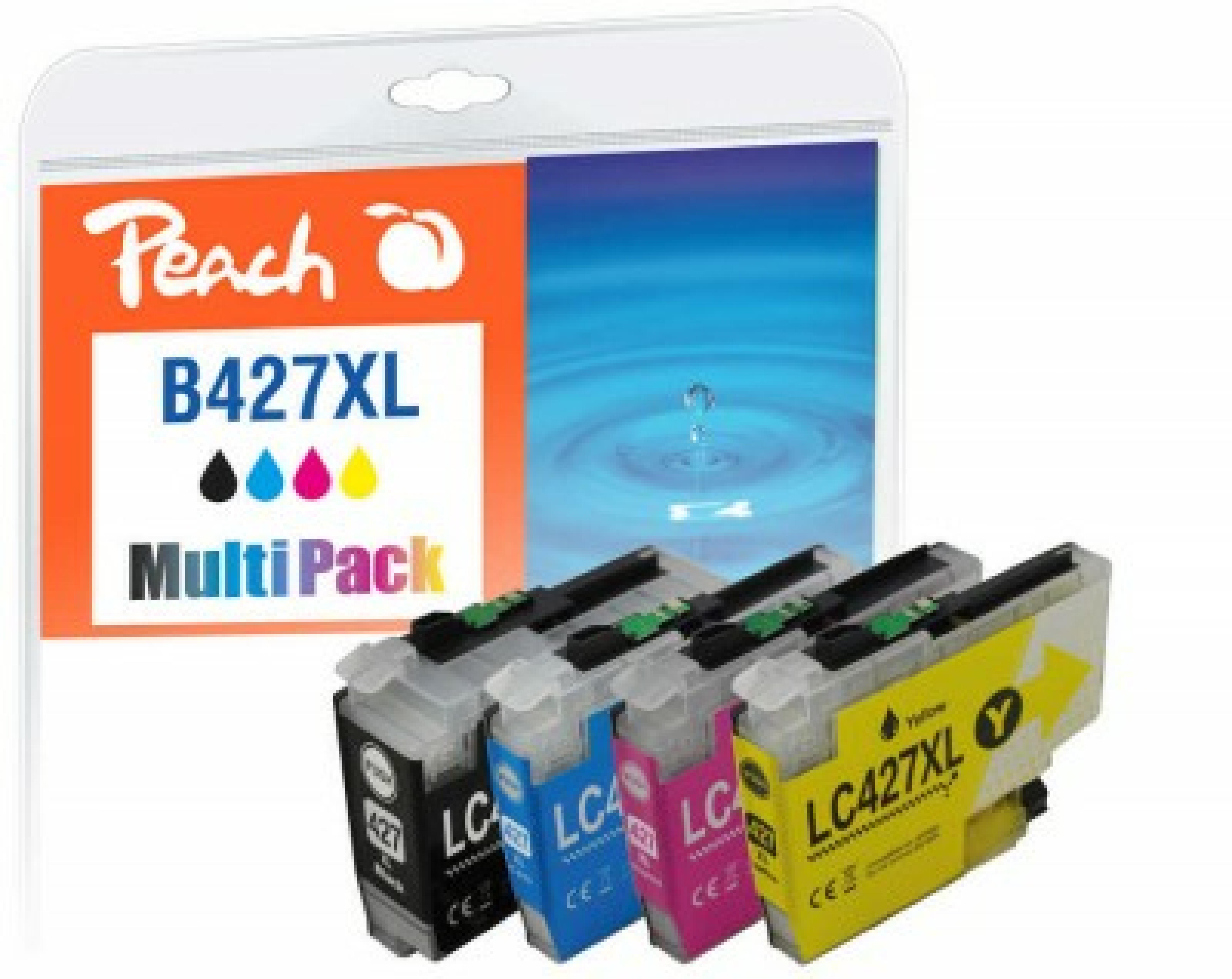 Peach Patrone Brother LC-427XL MultiPack kompatibel