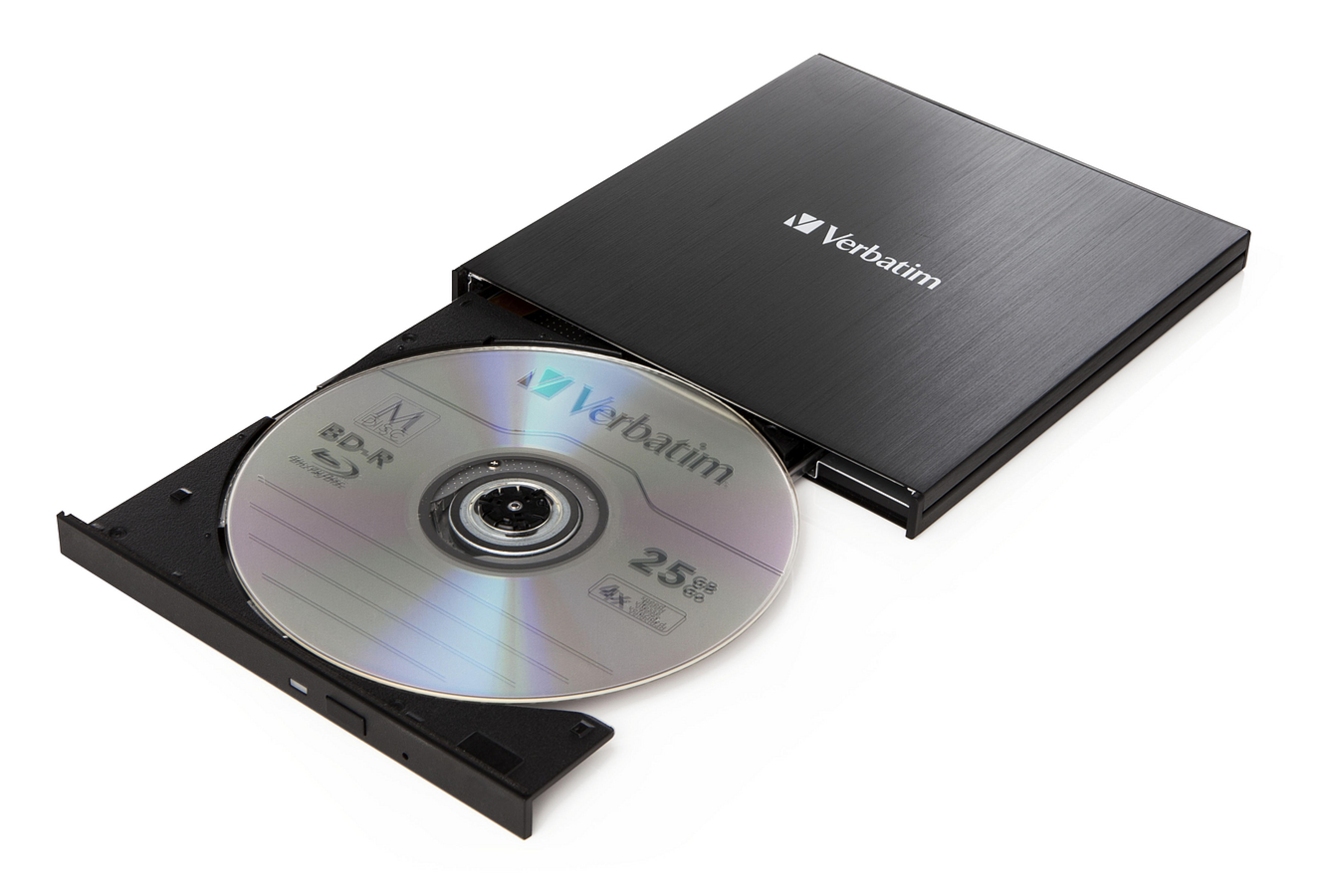 VERBATIM ext. Slimline USB 3.0 Blu-ray Writer black