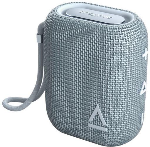 CREATIVE MuVo Flex tragbarer, wasserfester Bluetooth Lautsprecher, grau