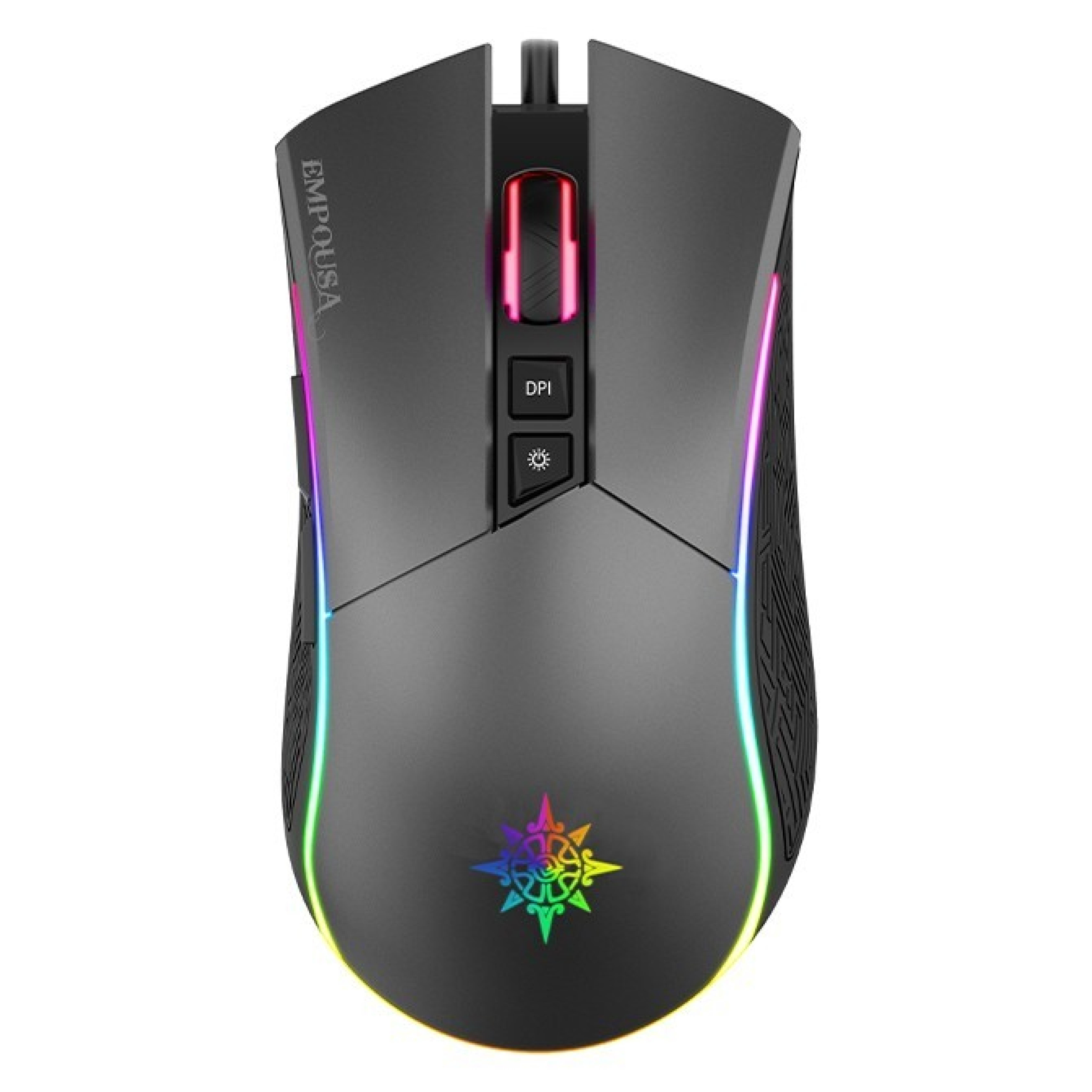 INCA Gaming Maus RGB/ 4800DPI/ 7Tasten/USB 1.65m schwarz retail