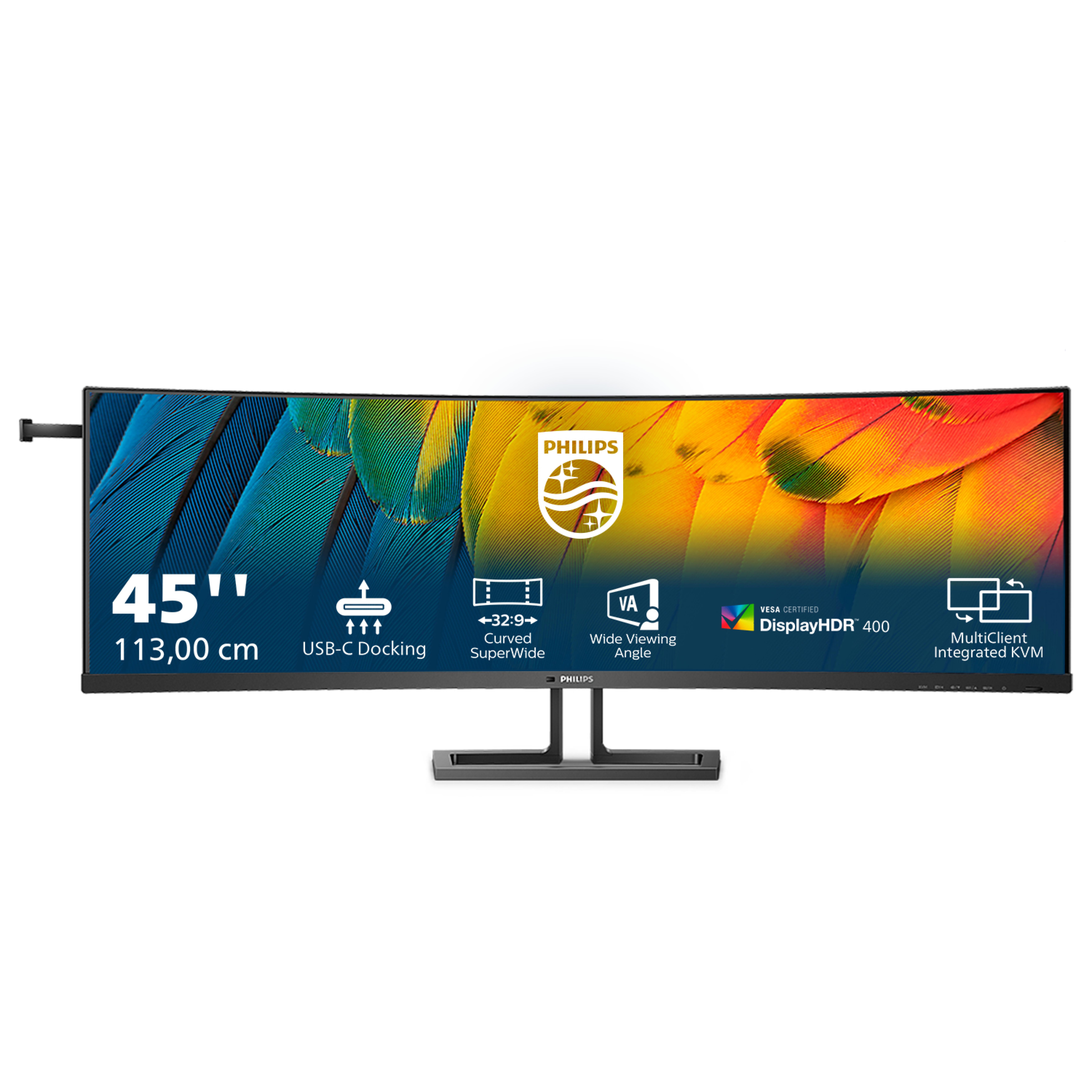 Philips 113,0cm(44,5") 45B1U6900C 32:9 2xHDMI+DP+USB-C Curv. retail