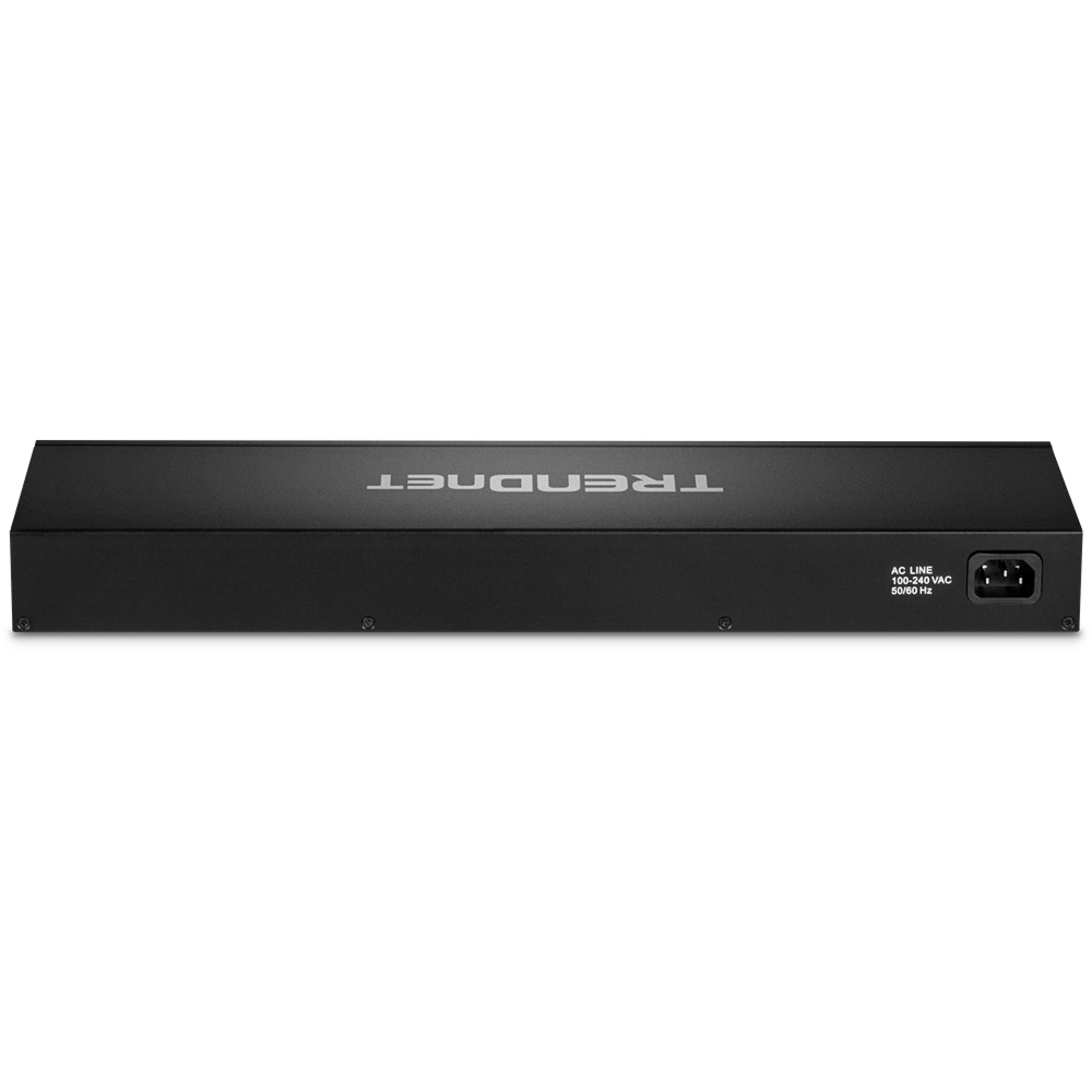 TRENDnet 24-Port Gigabit Switch with 2 x 10G SFP+ Slots