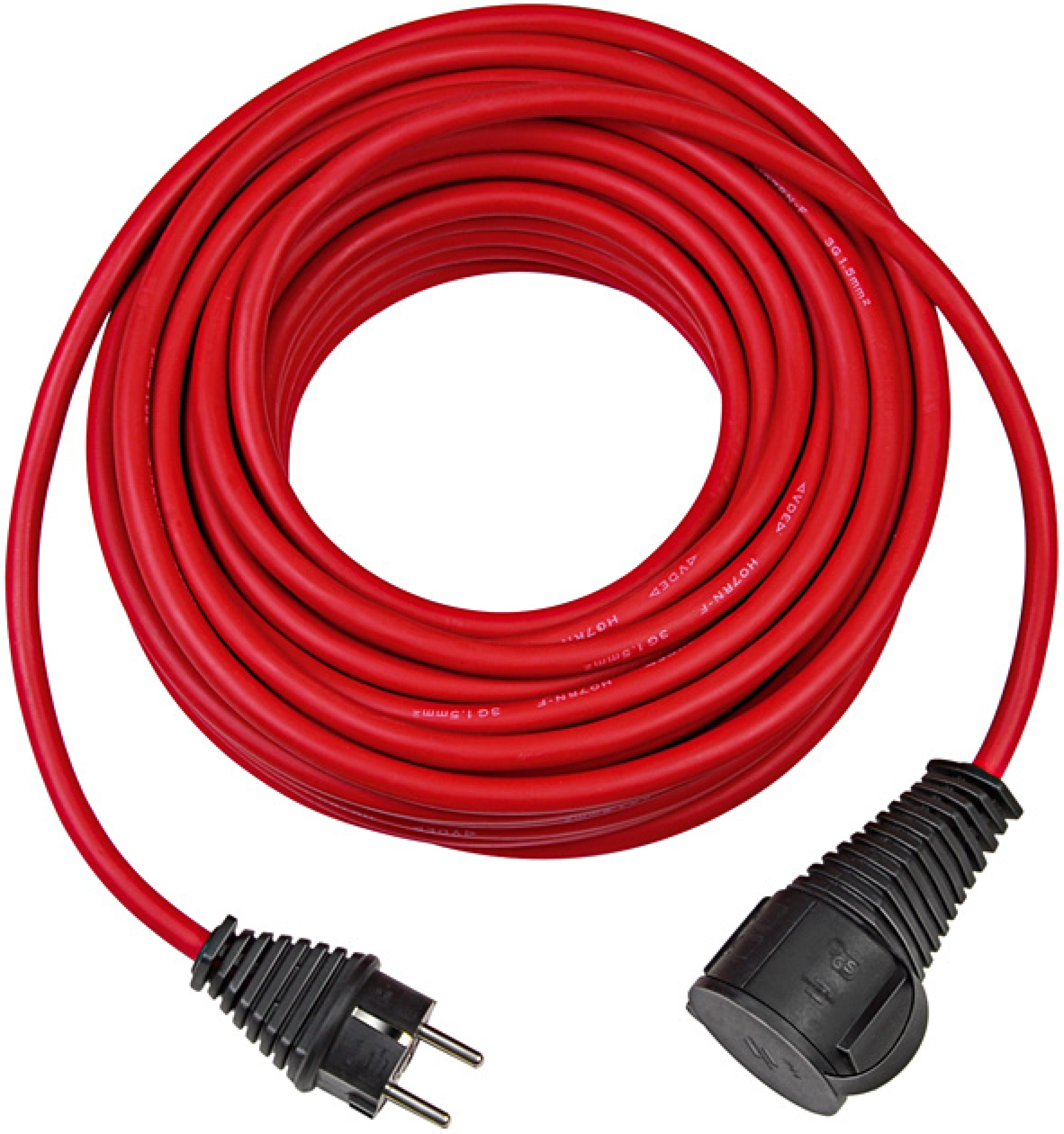 Brennenstuhl Verlaengerungskabel Neopren 25m rot IP44