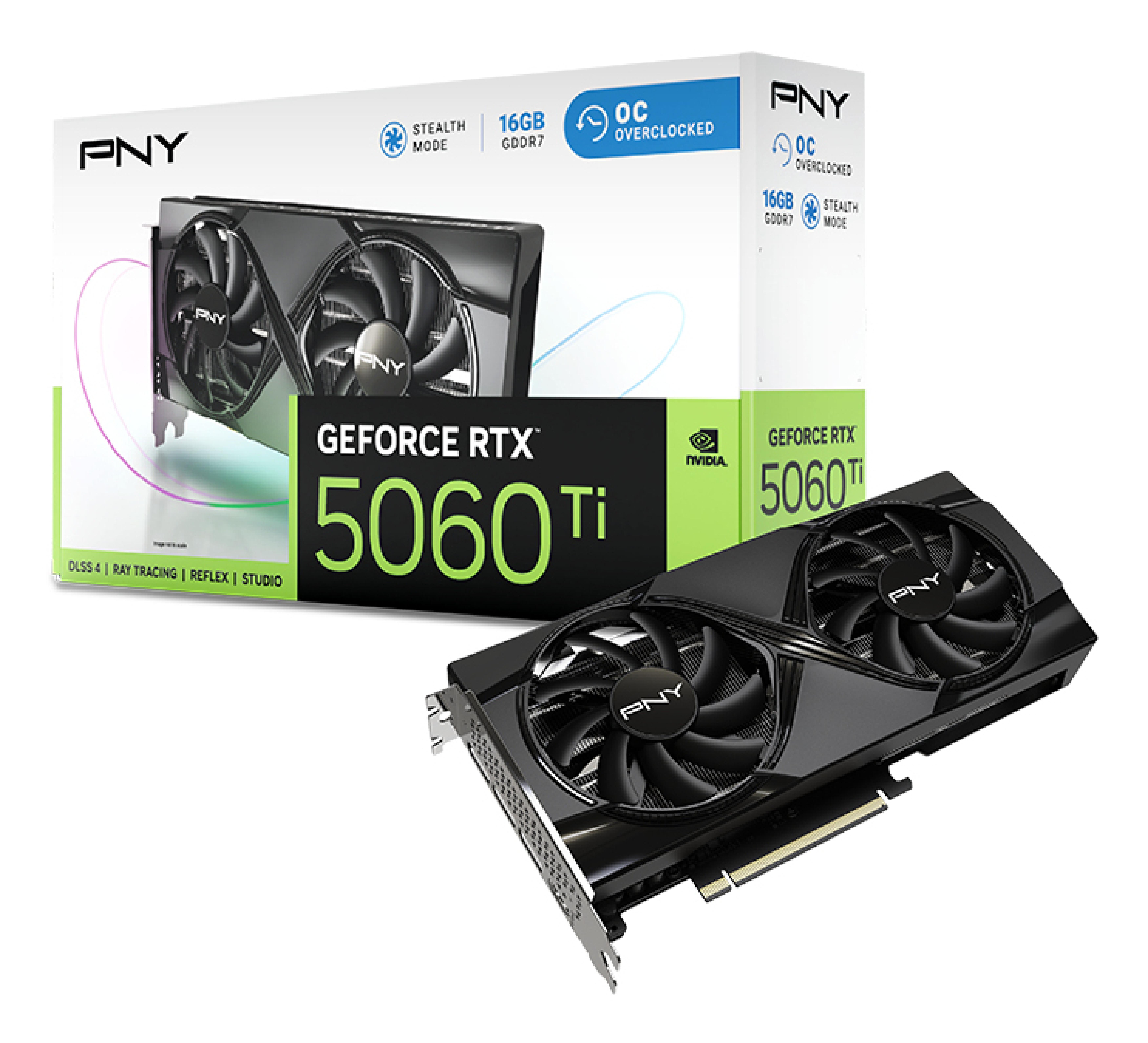 PNY RTX5060 TI OC Dual Fan 16GB GDDR7 3xDP,1xHDMI