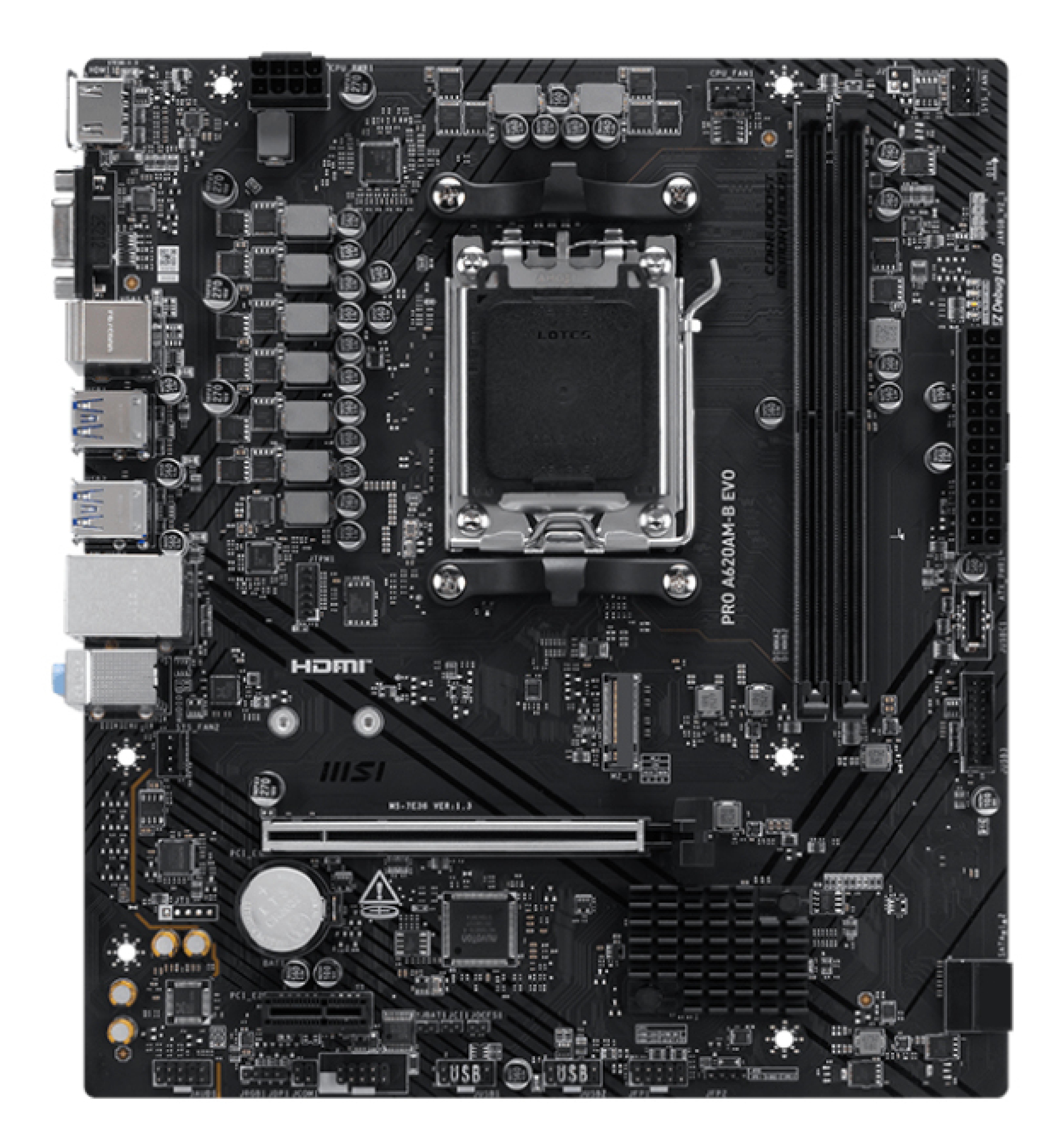 MSI Pro A620AM-B Evo (A620,AM5,mATX,DDR5)