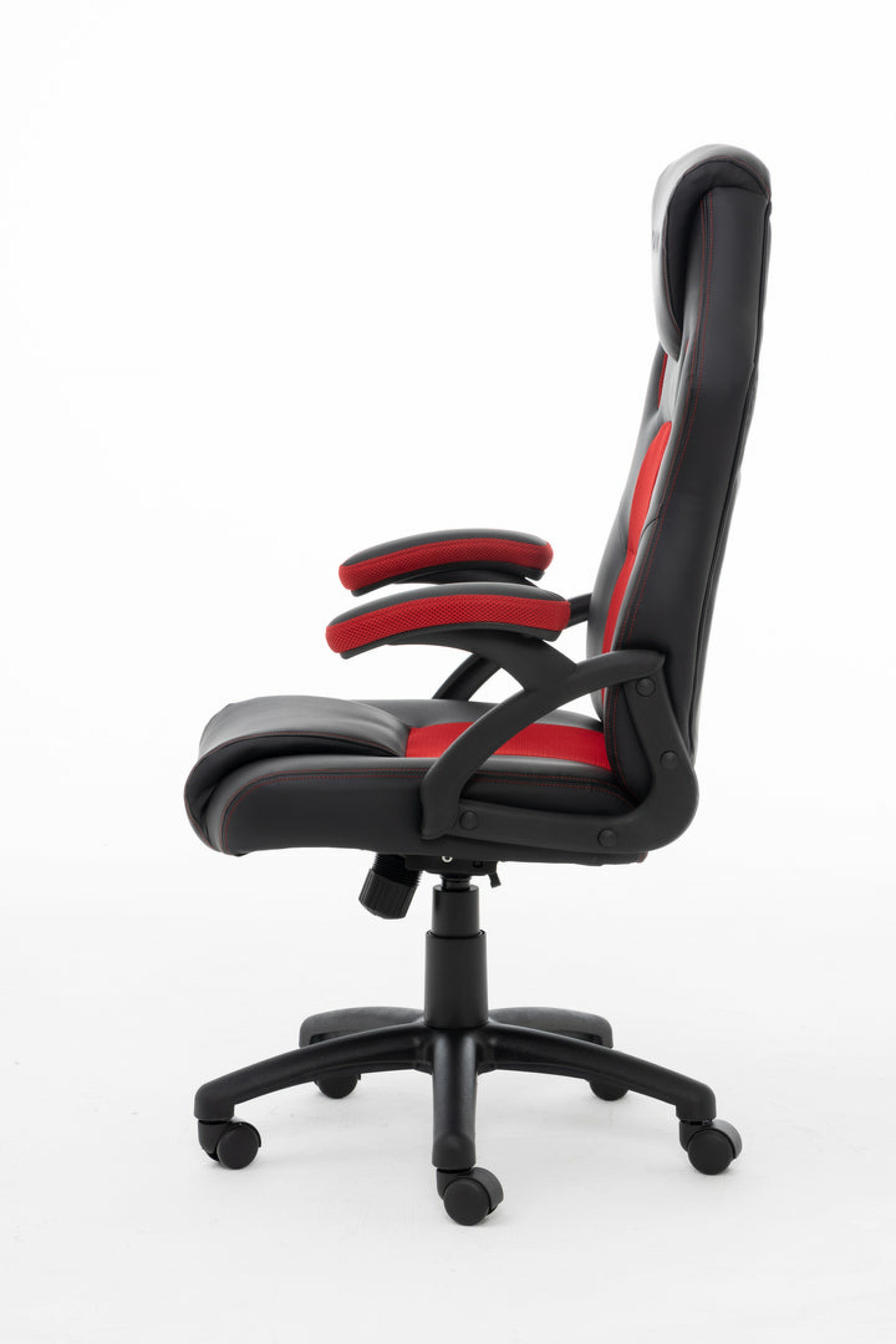 Raptor Gaming Stuhl GS-40 PU + Fabric schwarz/rot