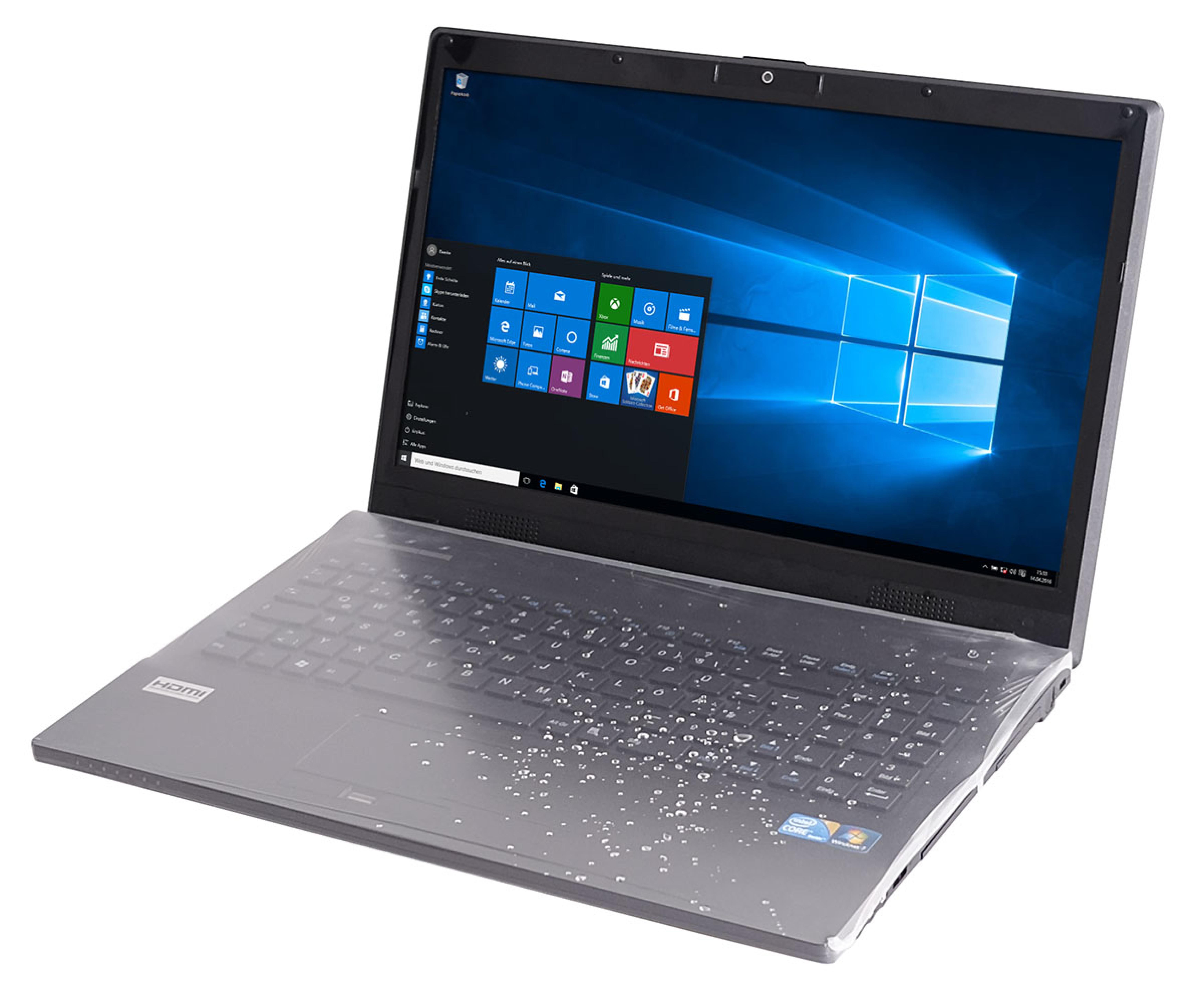 Baaske Tastaturschutzfolie Lapflex M 13"-14" transparent