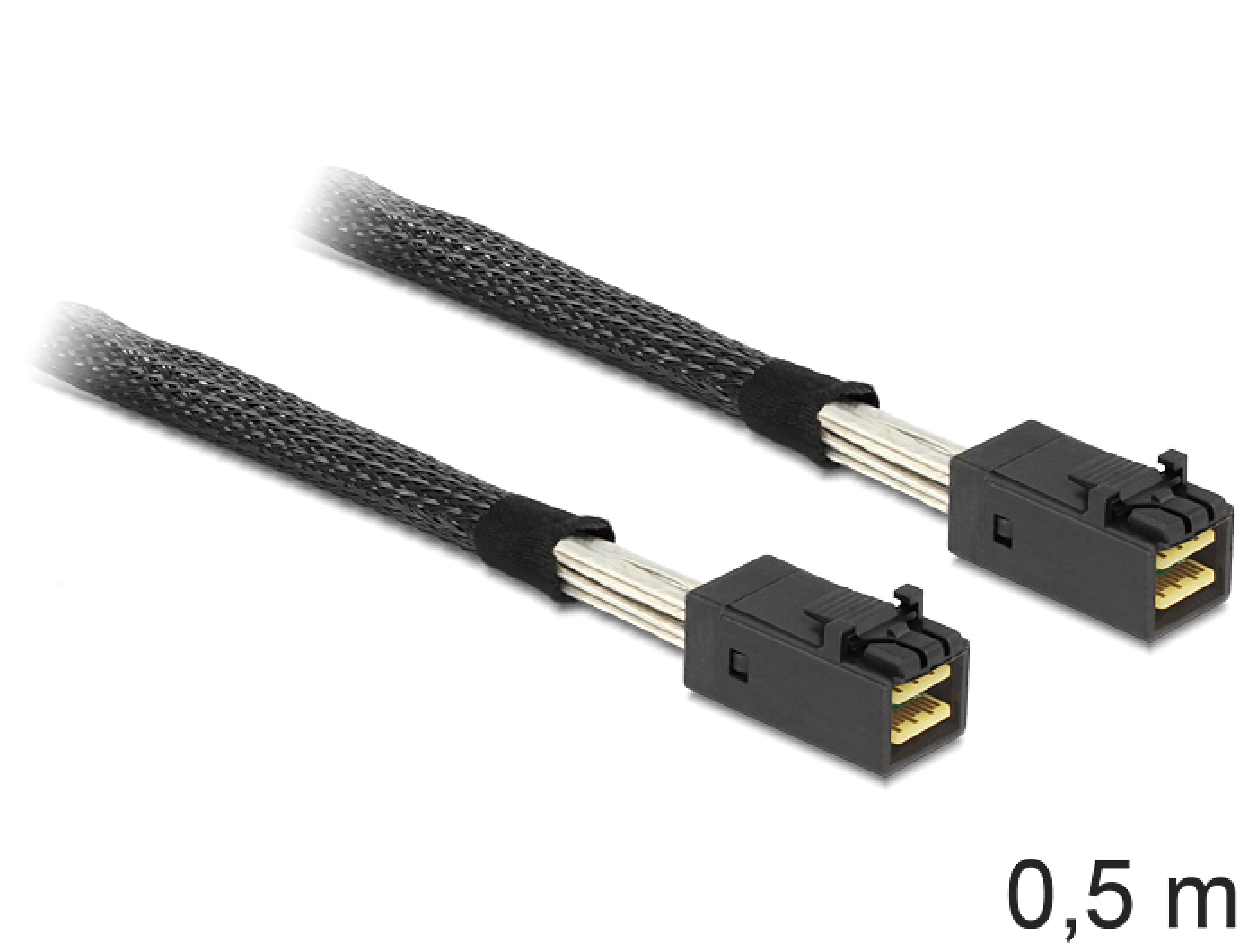 DELOCK SAS Kabel Mini SAS HD -> Mini SAS HD St/St 0.50m