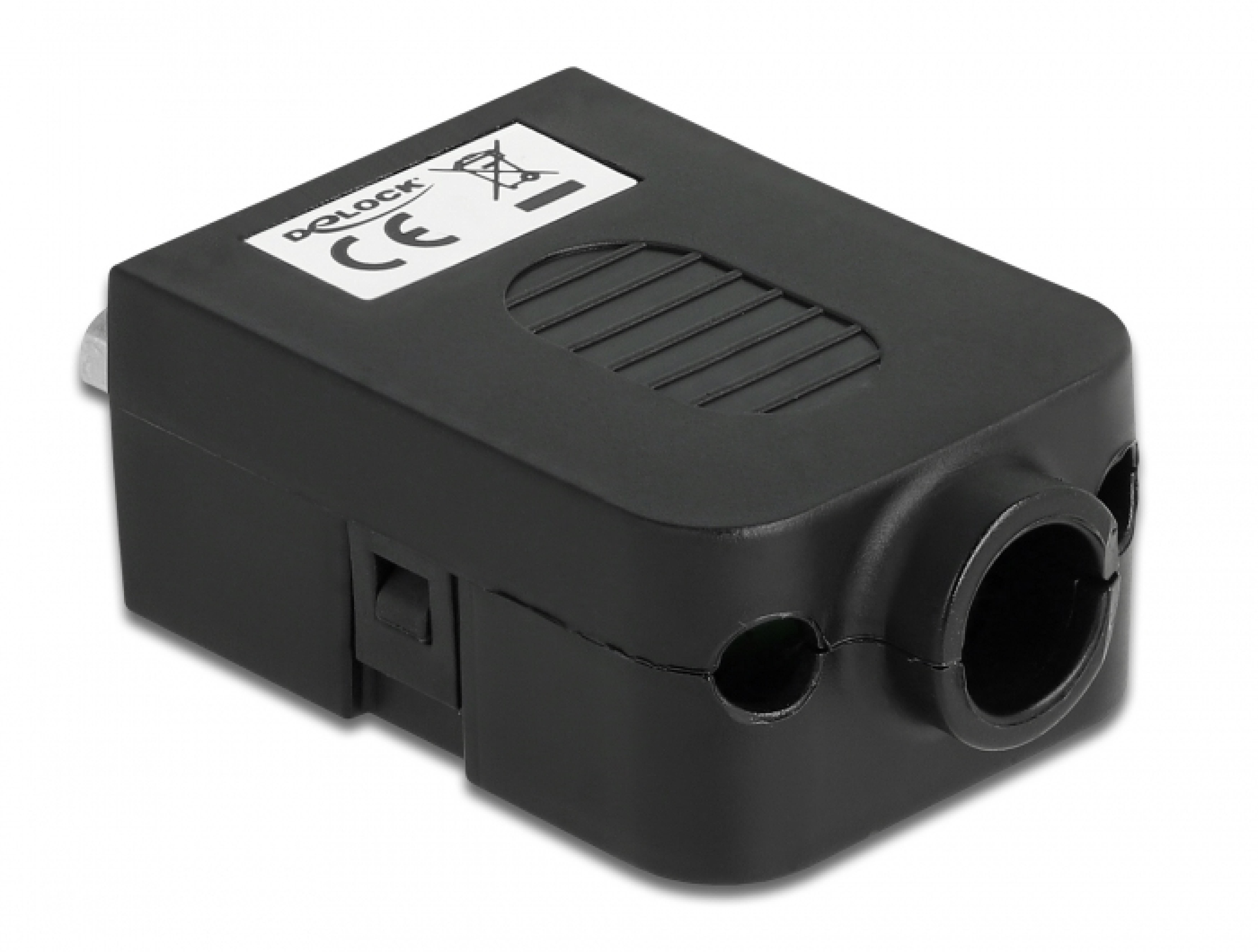 DELOCK Adapter D-Sub9 Buchse zu Terminalblock mit Gehaeuse