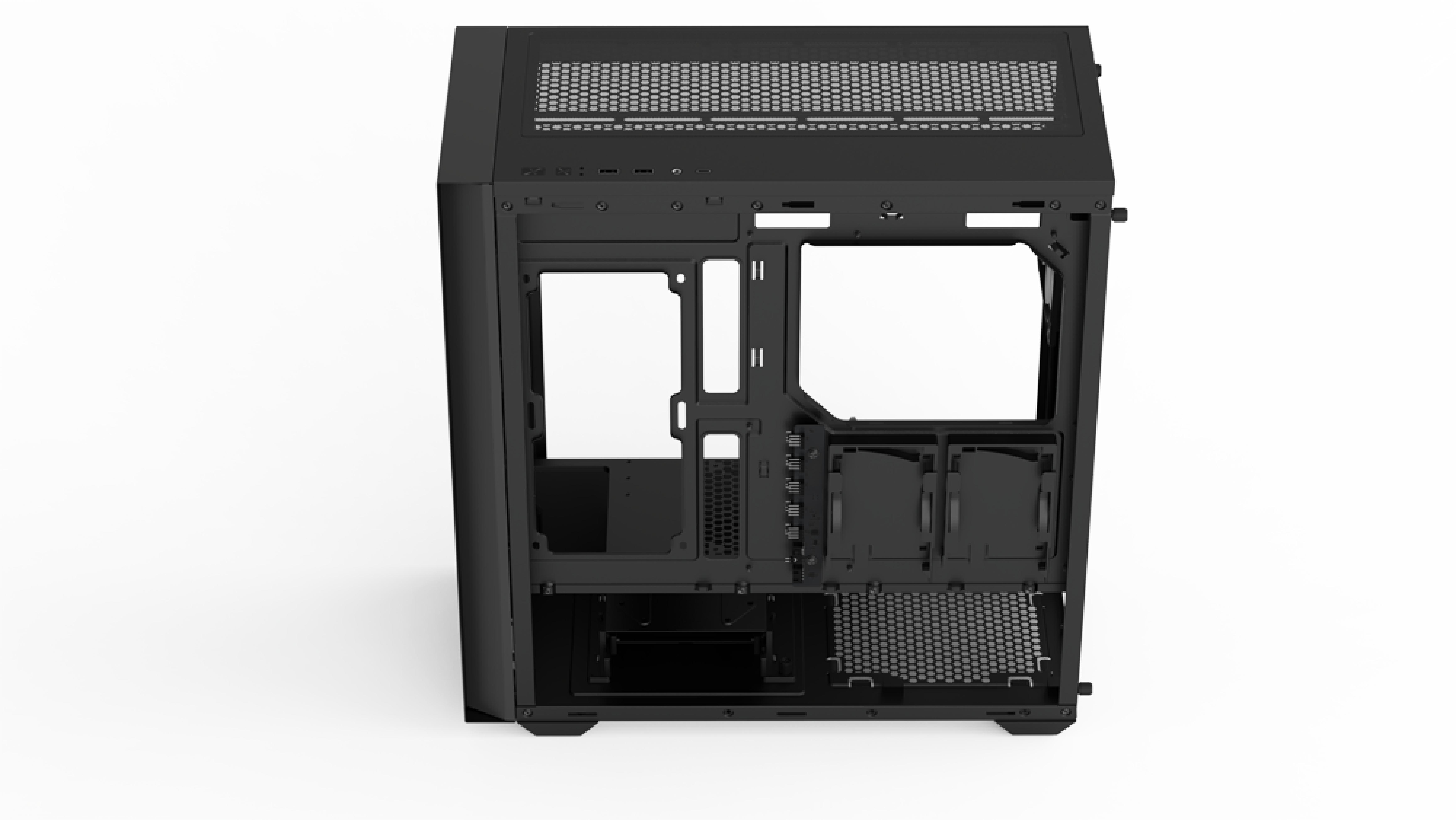 AeroCool Geh Midi D502A-G-BK-V1 (B/Mesh/ATX)